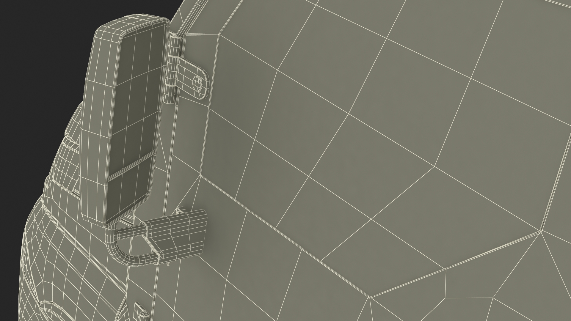 3D Armored Cash Transport Car Blue Rigged model
