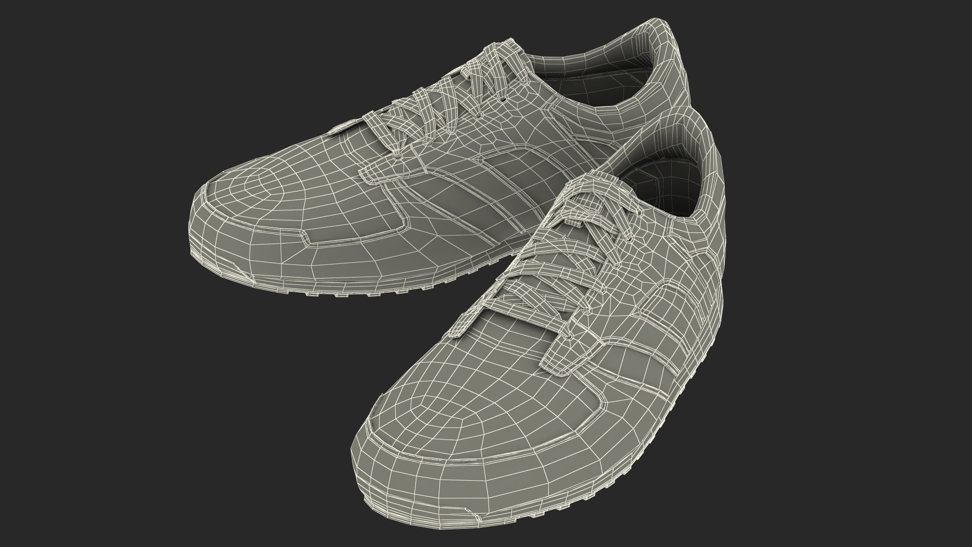 3D Men Sneaker Shoes Fur