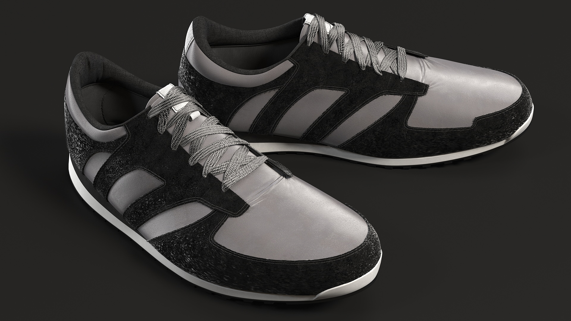 3D Men Sneaker Shoes Fur