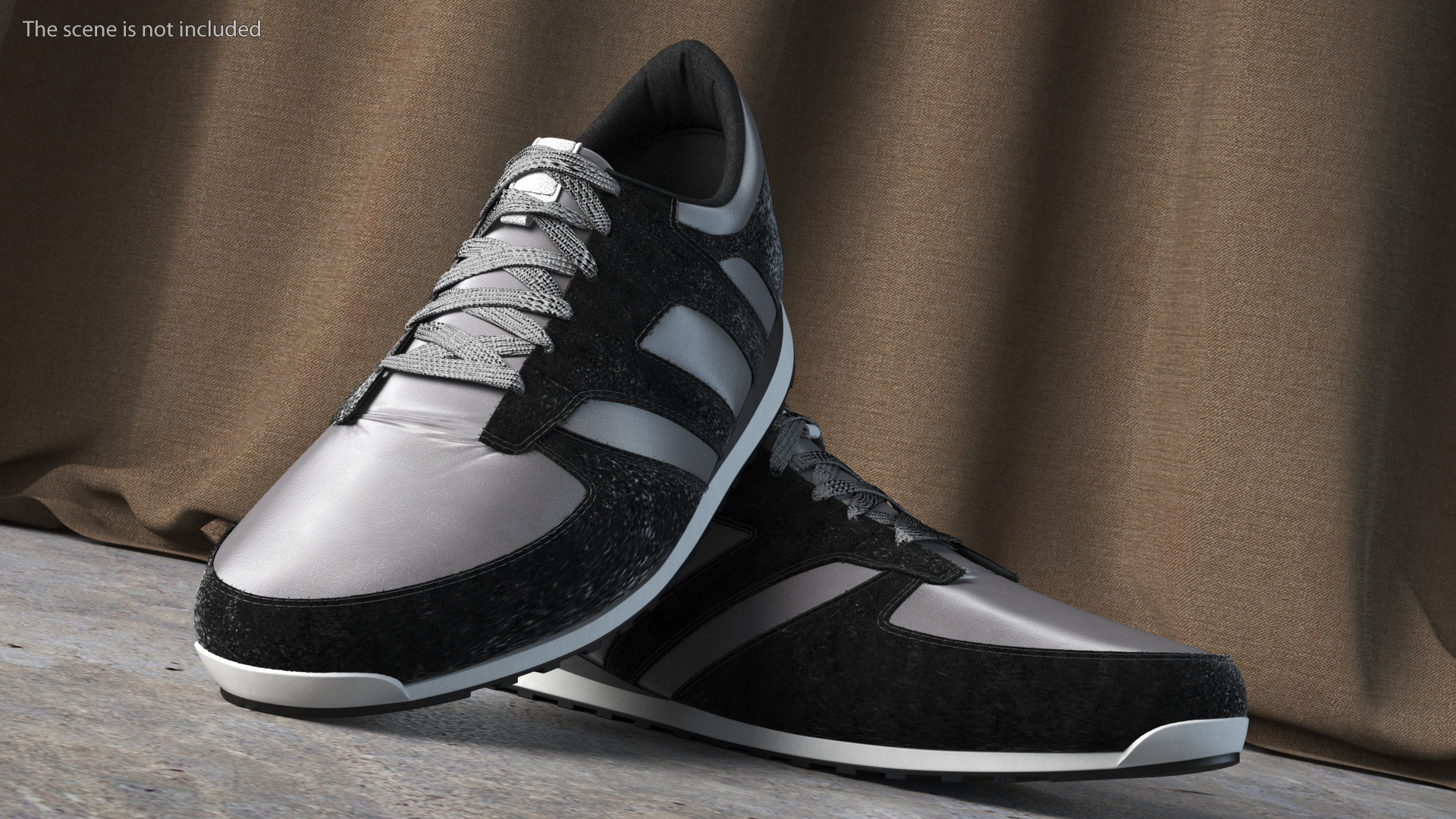 3D Men Sneaker Shoes Fur