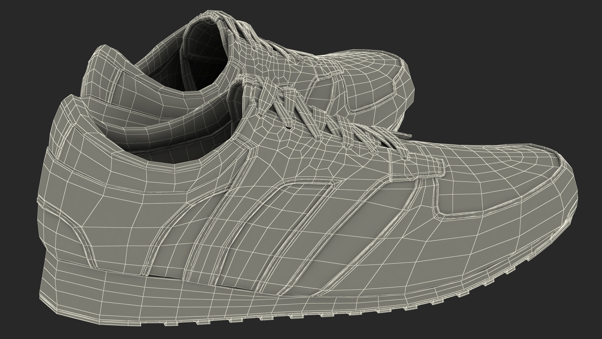 3D Men Sneaker Shoes Fur