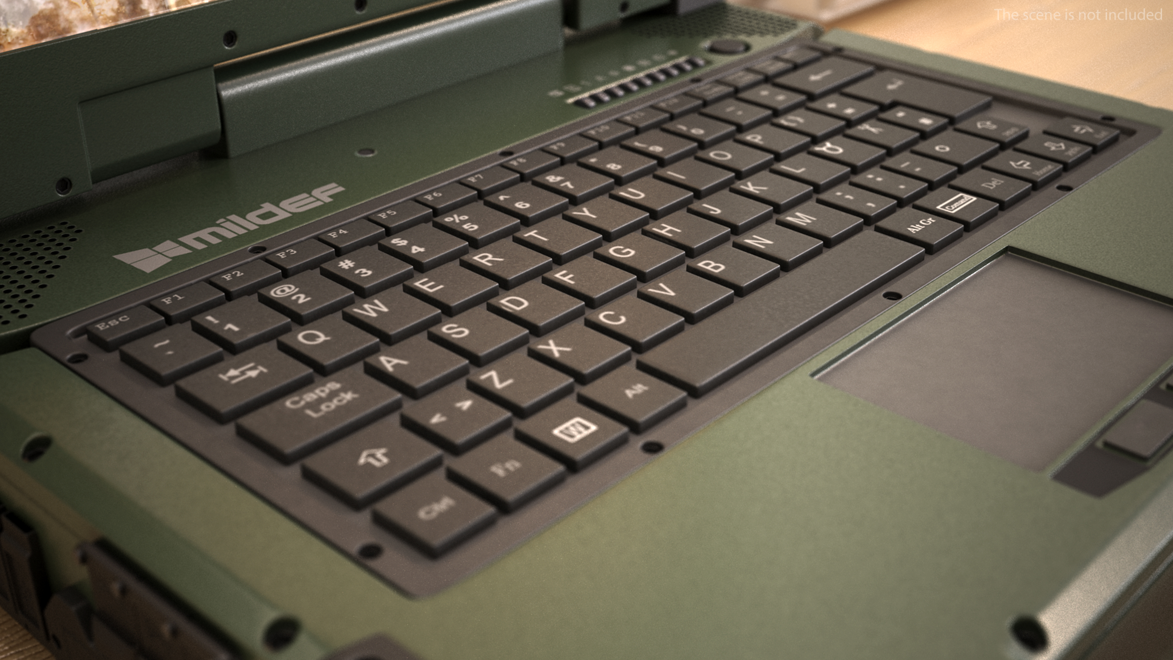 Rocky RK12 Army Laptop 3D