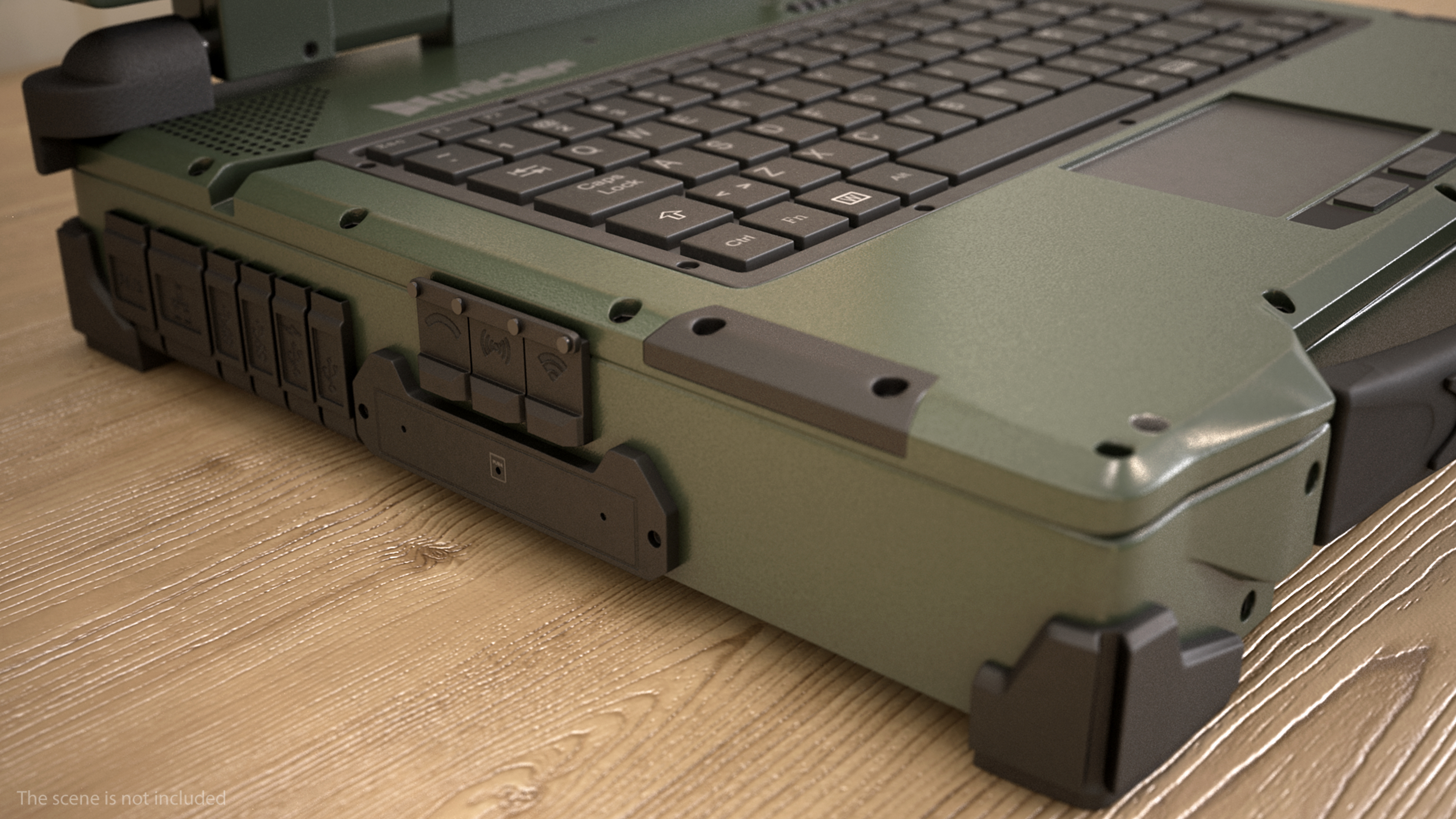 Rocky RK12 Army Laptop 3D