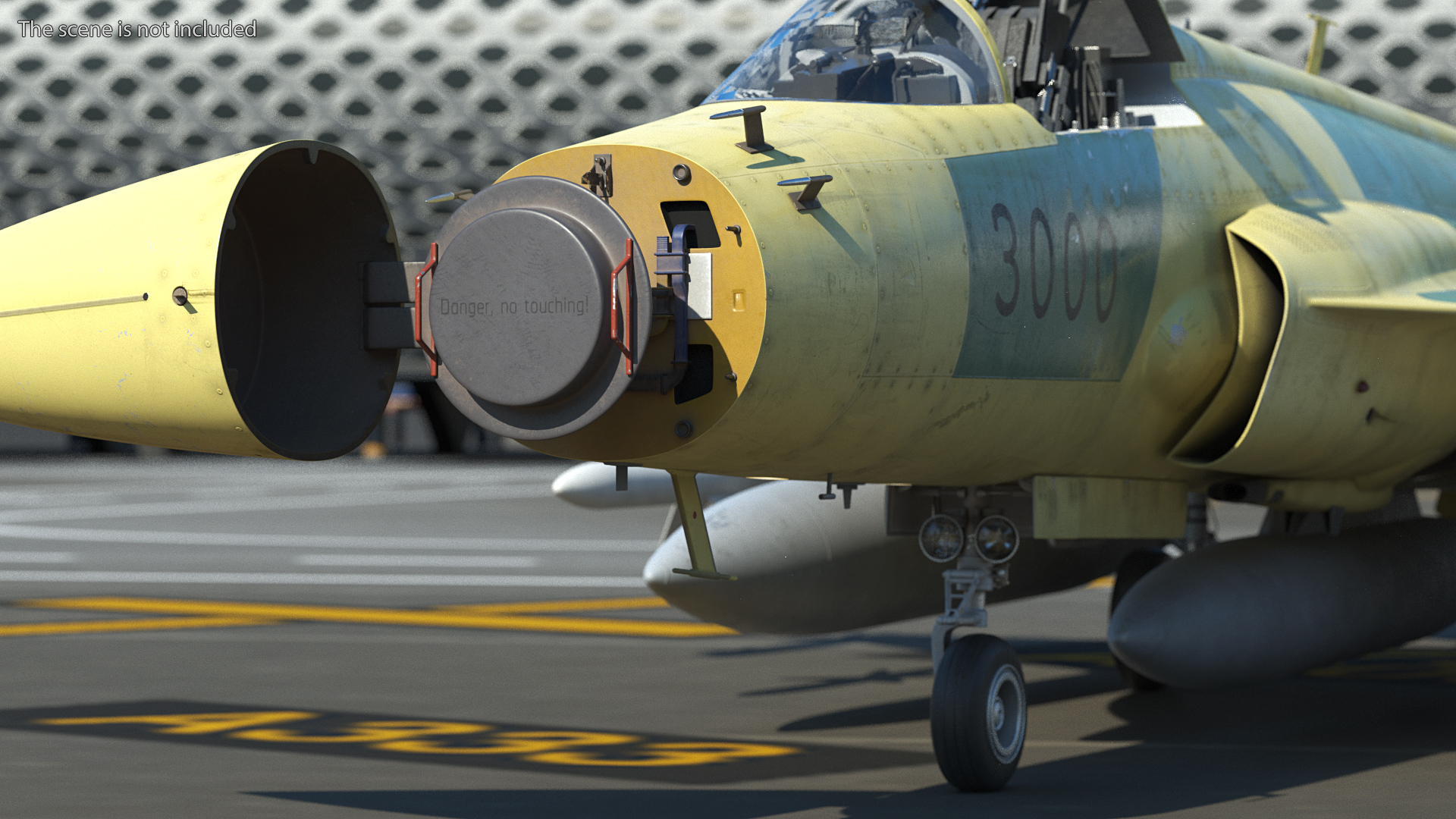 JF-17 Prototype with Armament 3D model