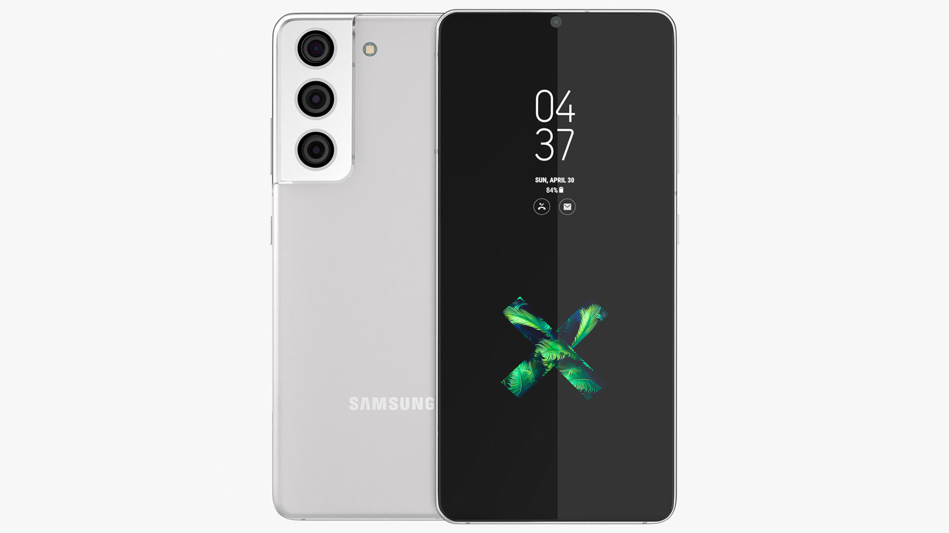 Samsung Galaxy S21 Phantom White 3D