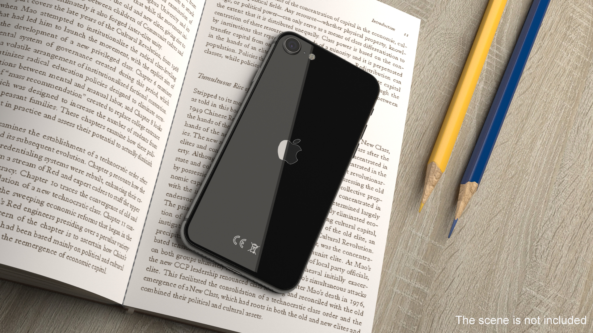 3D model iPhone SE 2022 Black