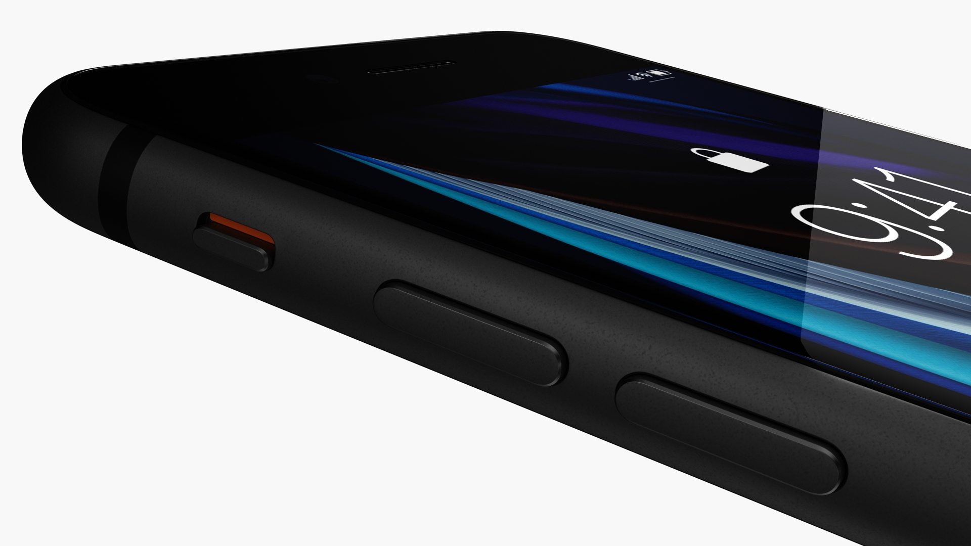 3D model iPhone SE 2022 Black