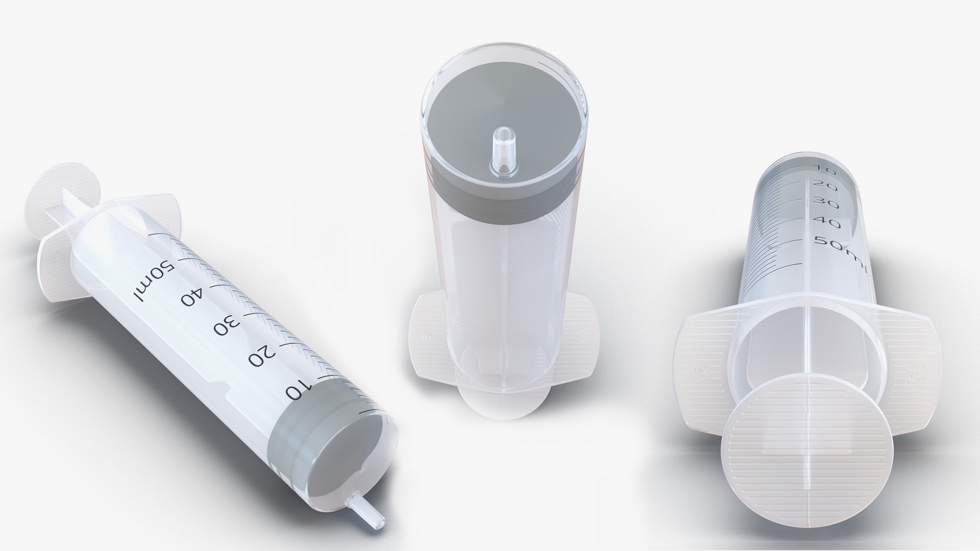 3D model Medical Syringe 50ml