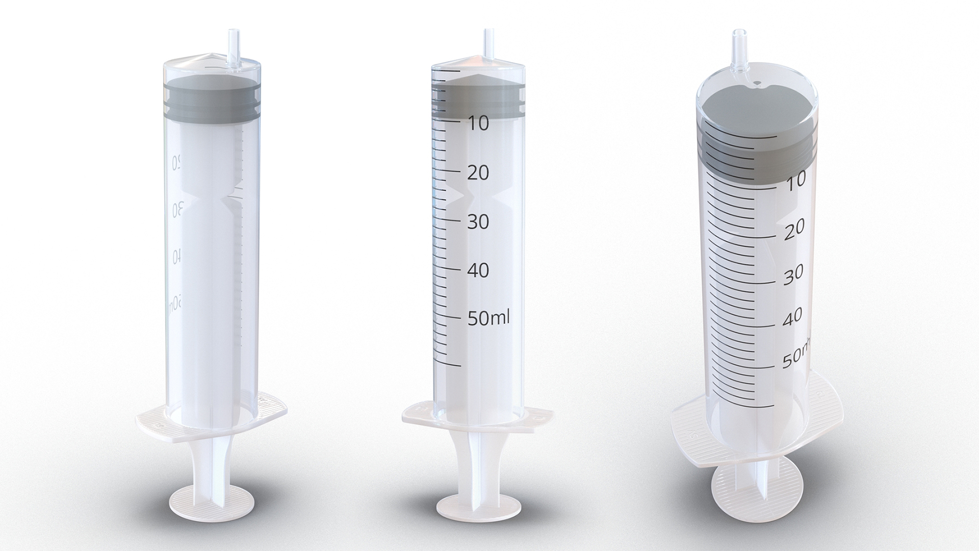 3D model Medical Syringe 50ml