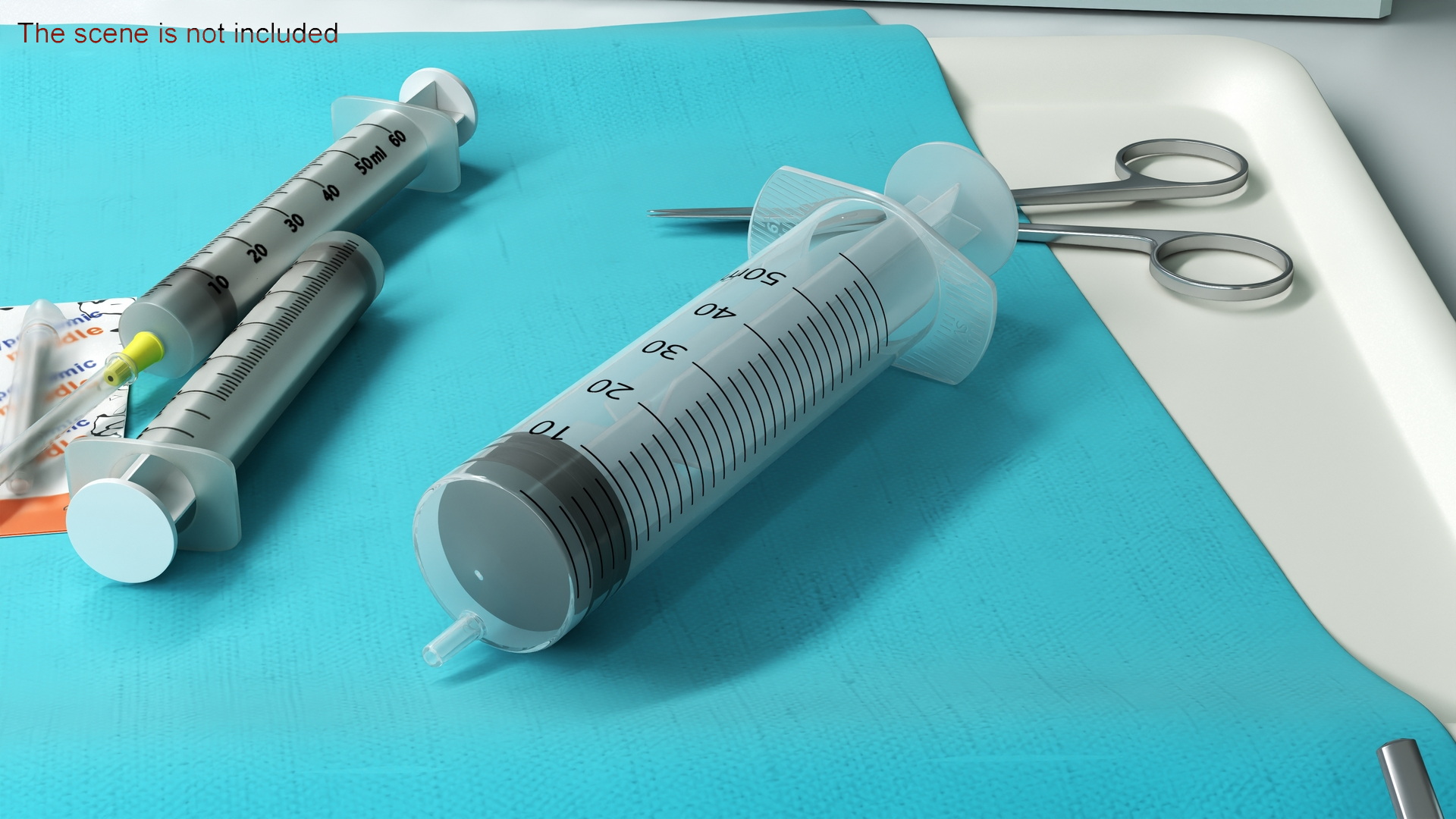 3D model Medical Syringe 50ml