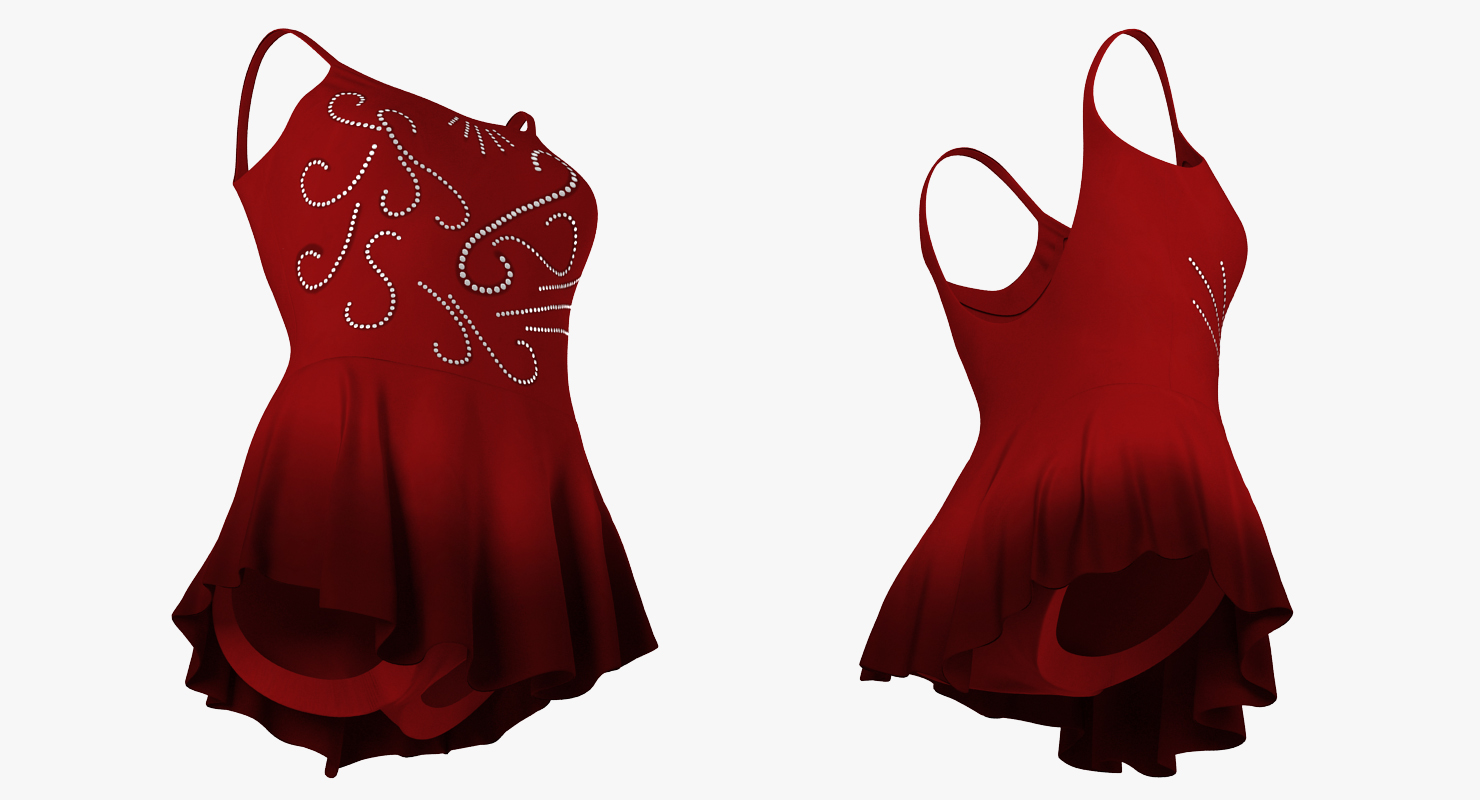 3D model Female Figure Skater