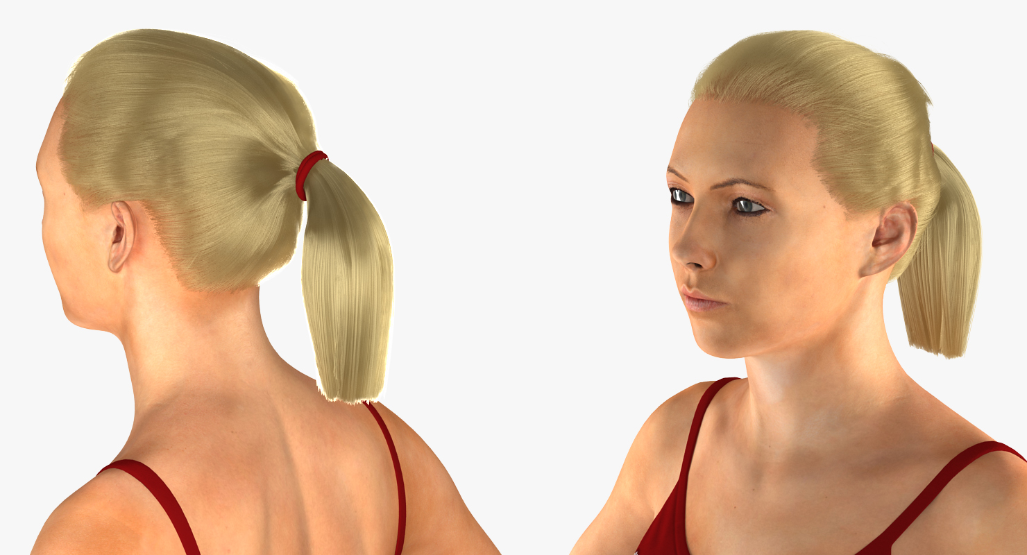 3D model Female Figure Skater