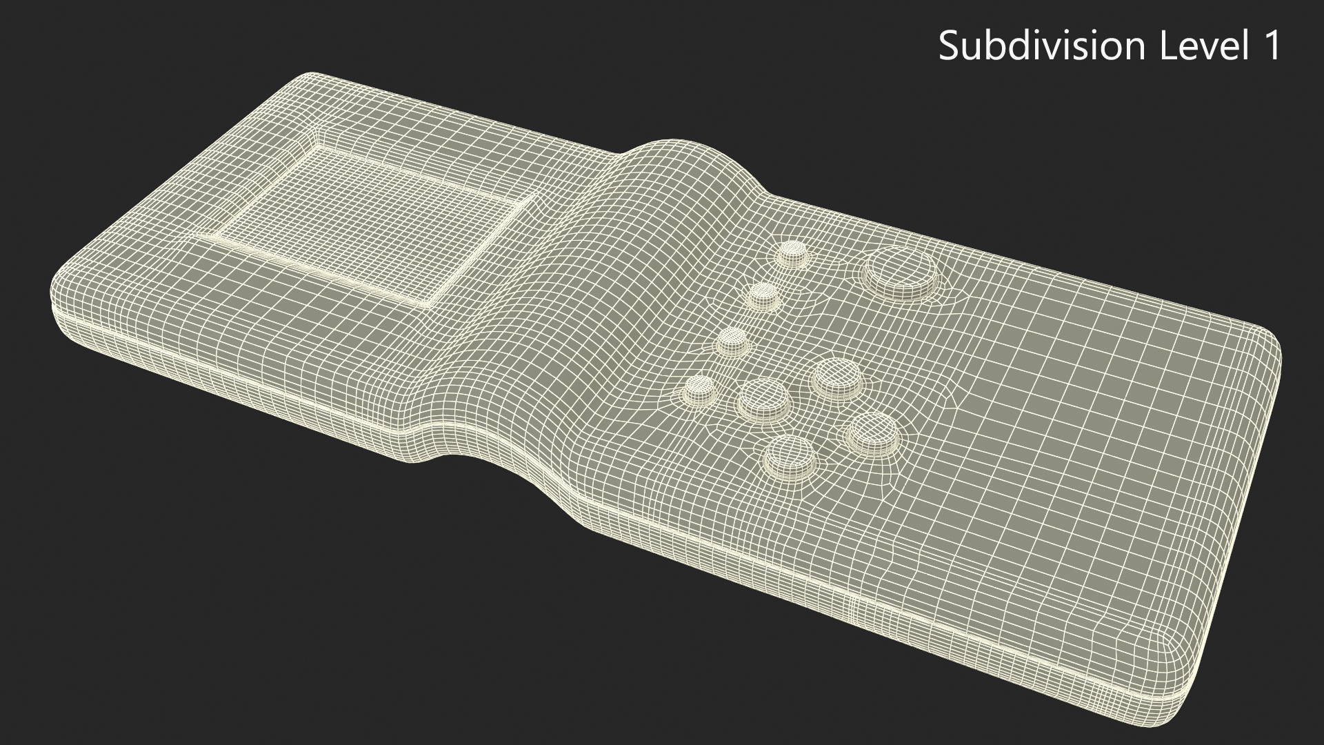 3D Brick Game Tetris Black model
