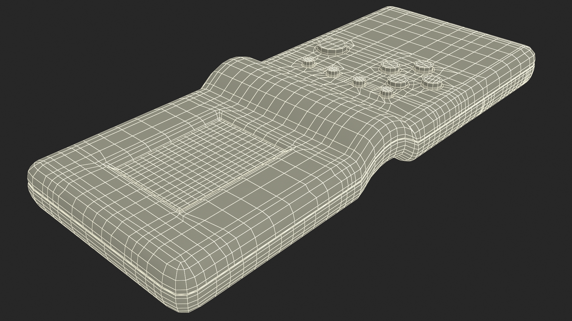 3D Brick Game Tetris Black model