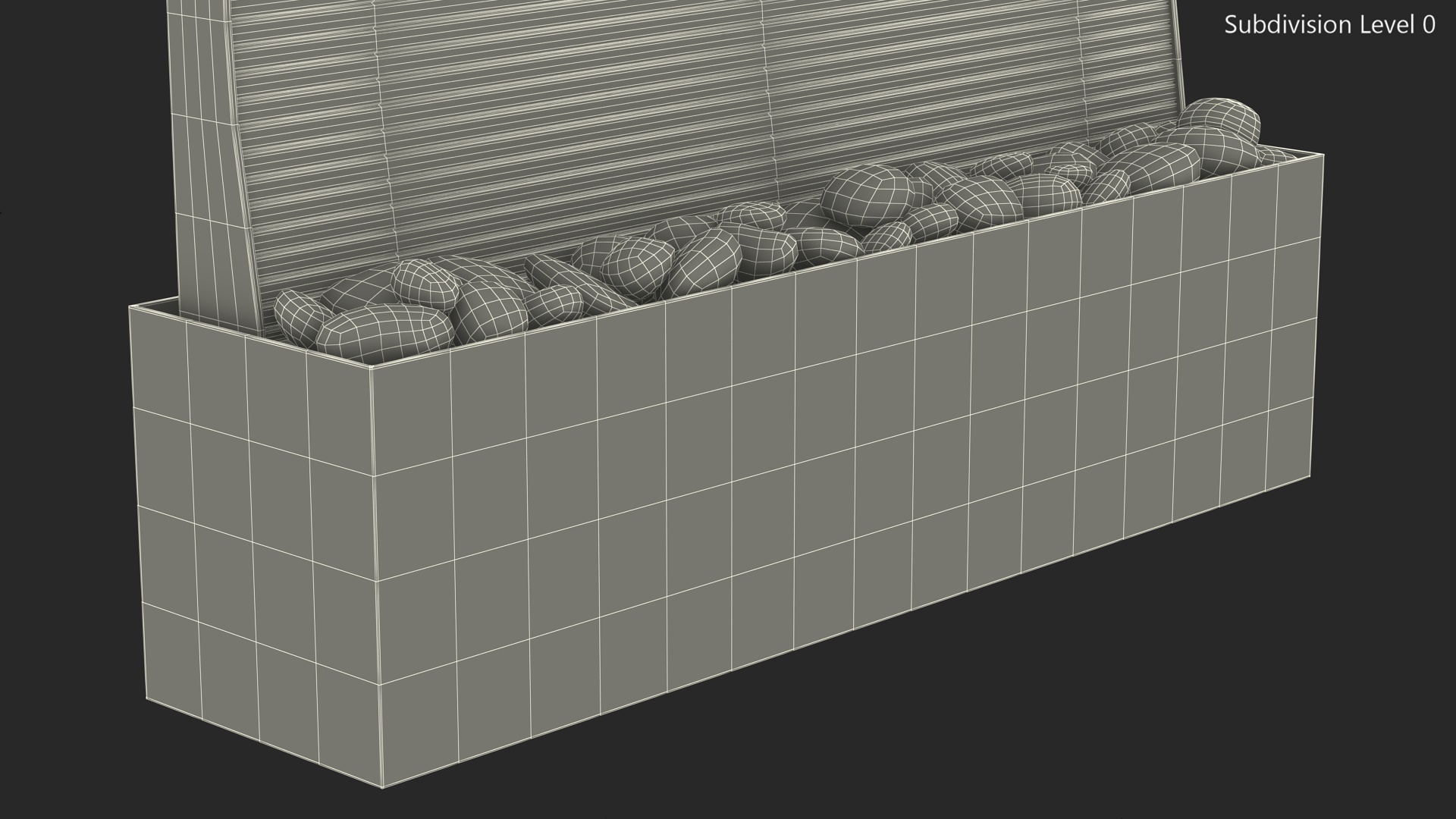 3D model Wall Mount Waterfall Metallic Empty