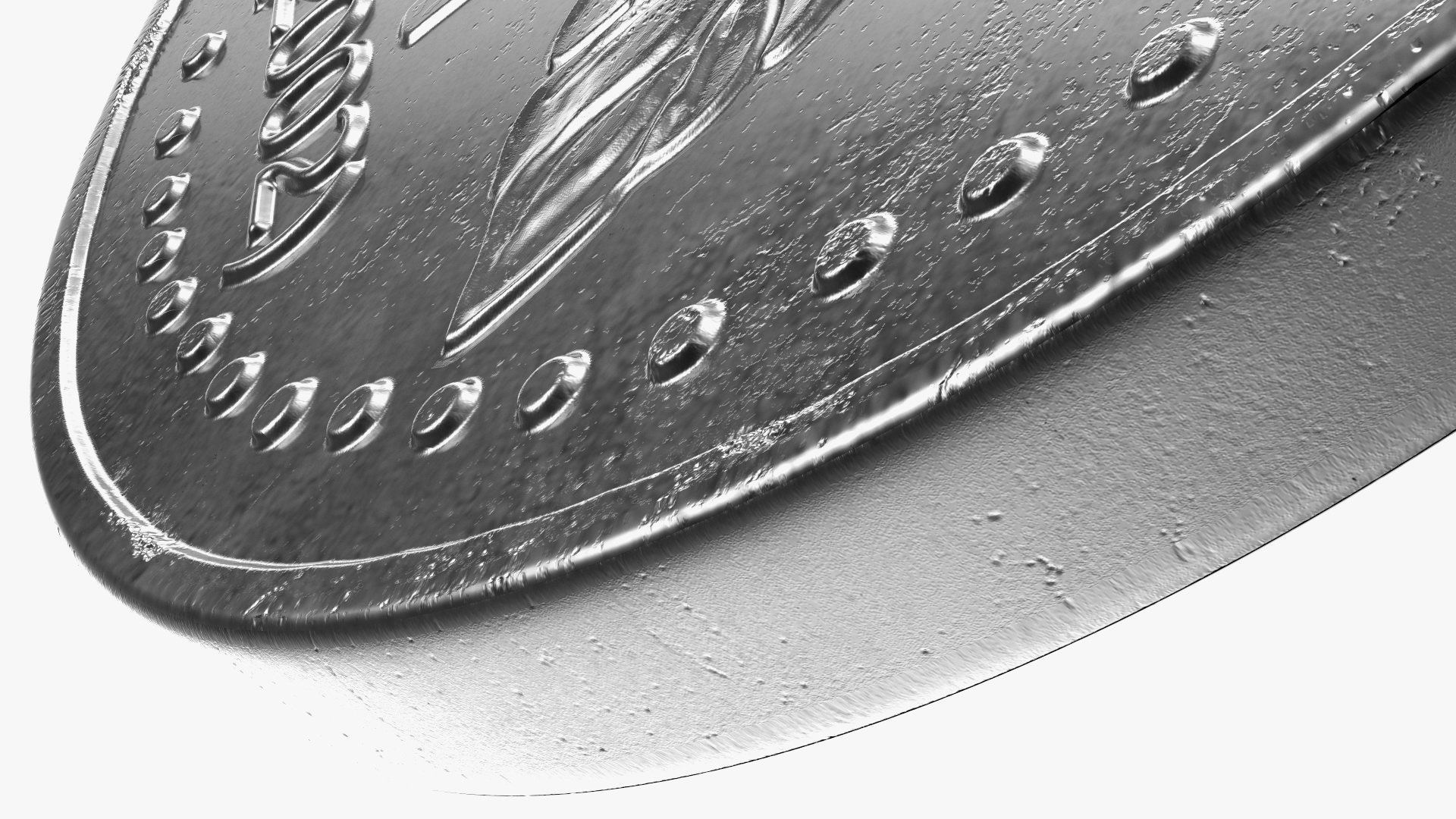 North Korea 50 Chon Coin 2002 3D model