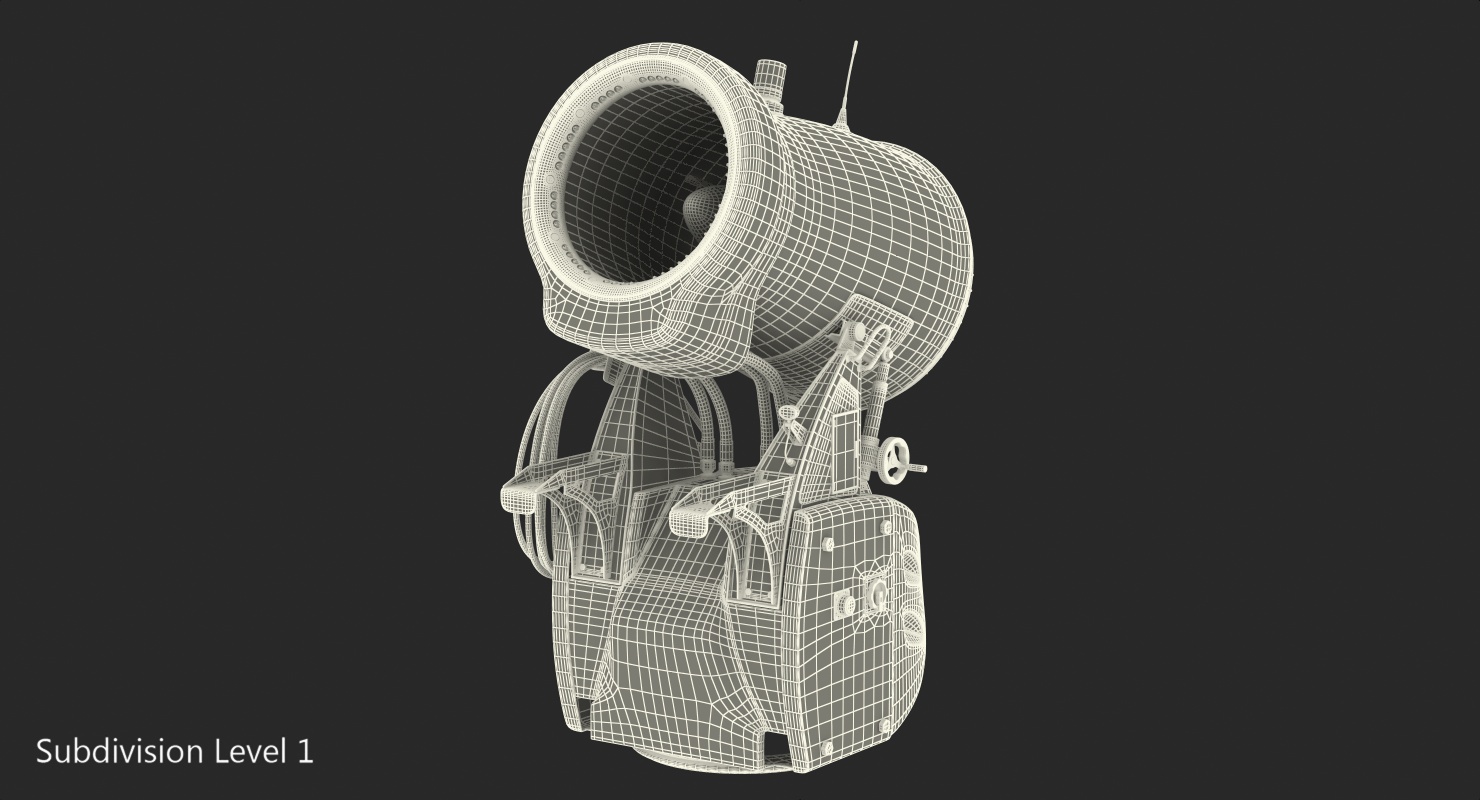 Snow Maker Cannon 3D