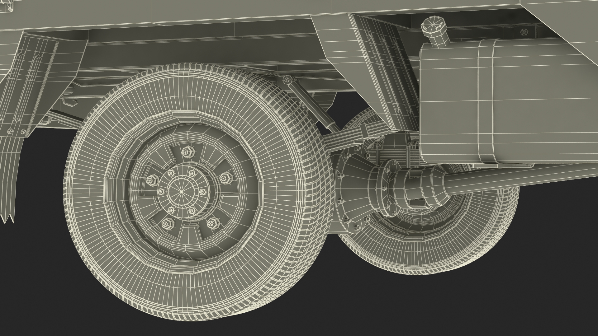 Three Wheel Cargo Tuk-Tuk with Open Body Rigged 3D