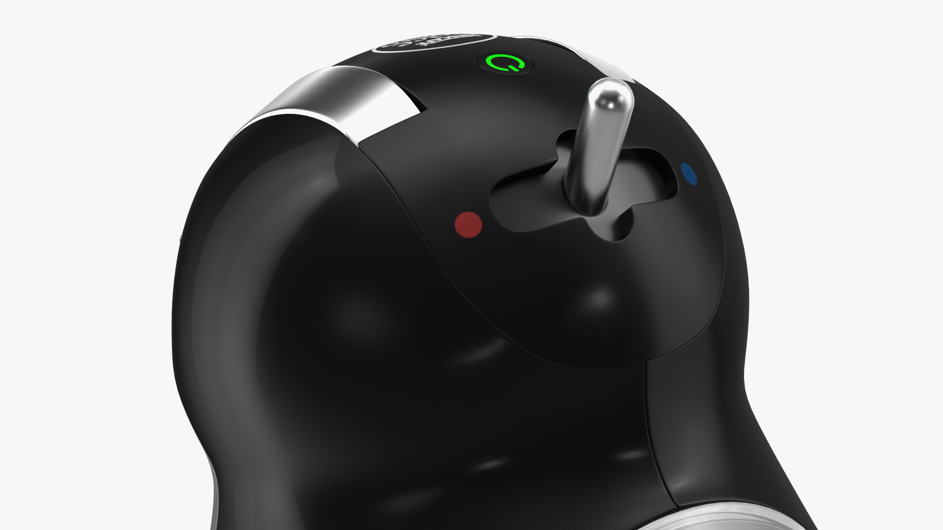 Dolce Gusto Capsule Coffee Machine Black Rigged 3D