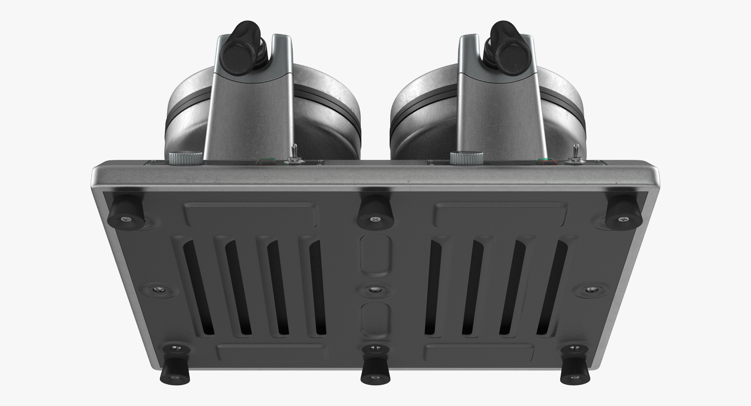 3D Commercial Waffle Maker Double Heads