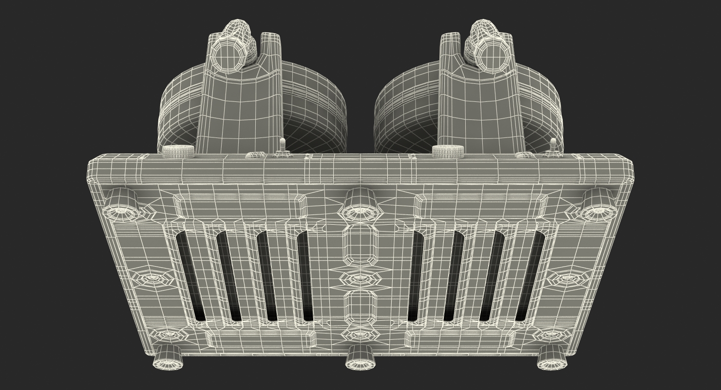 3D Commercial Waffle Maker Double Heads