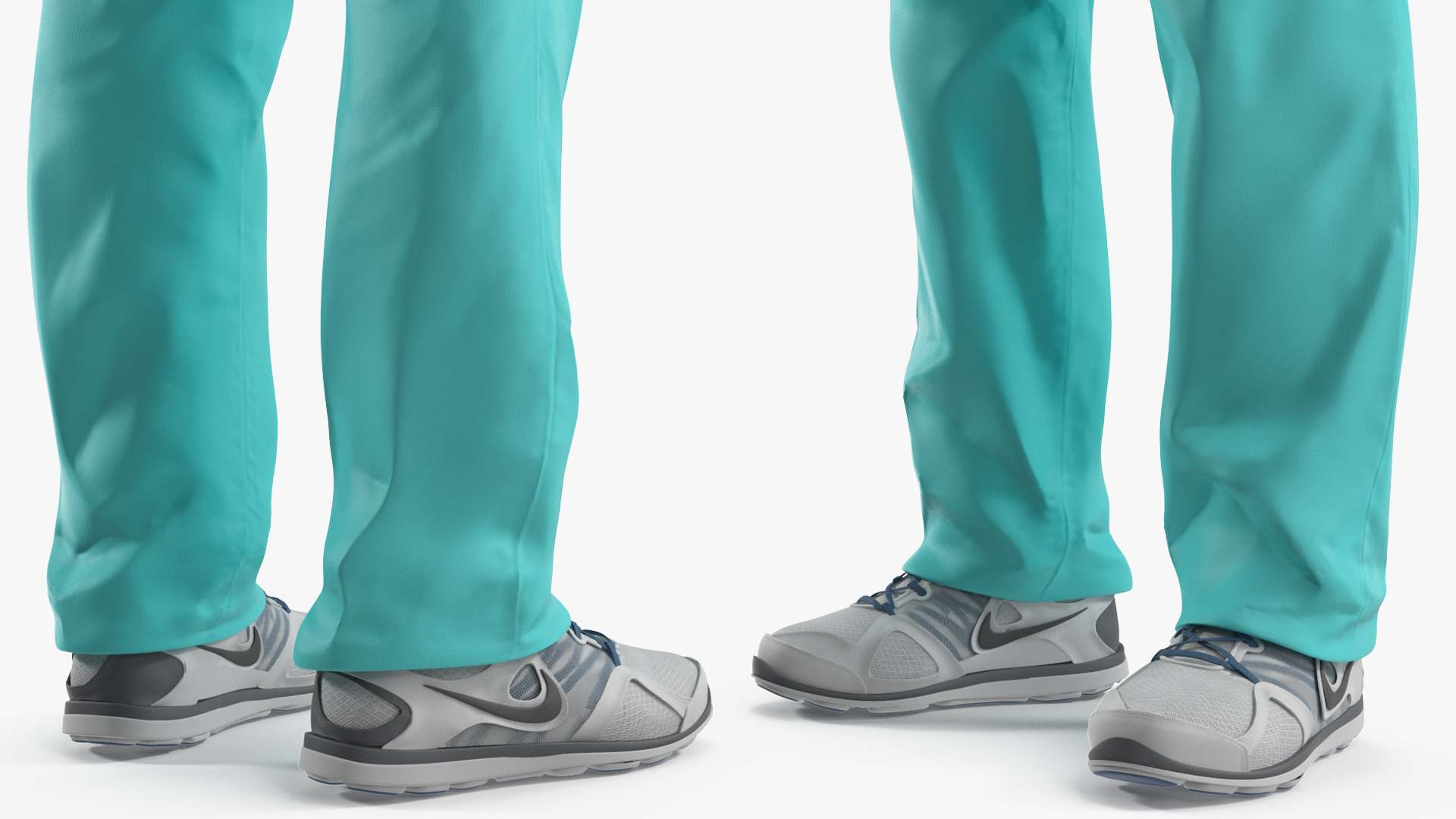3D Female Doctor Wearing Surgical Mask Rigged for Cinema 4D