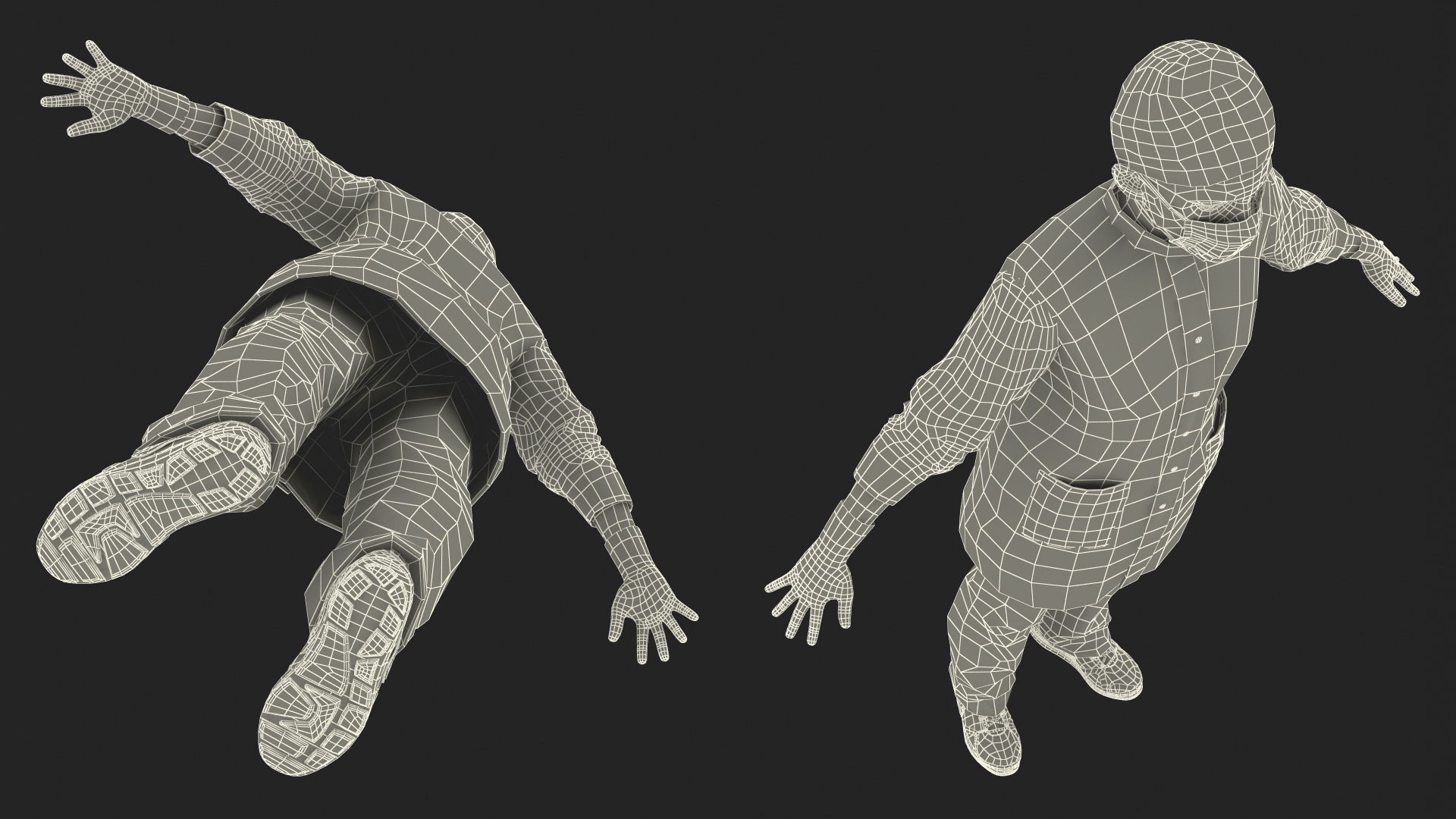 3D Female Doctor Wearing Surgical Mask Rigged for Cinema 4D