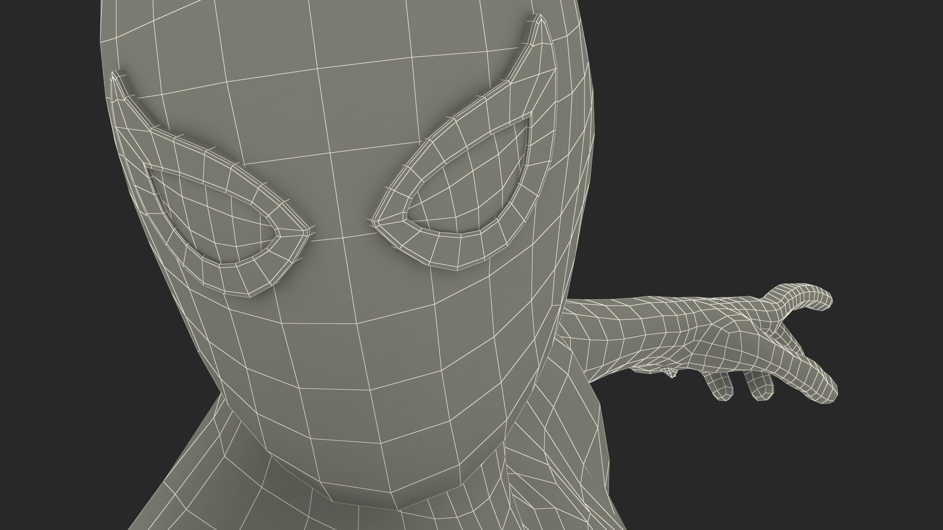3D Spider Man Firing Web
