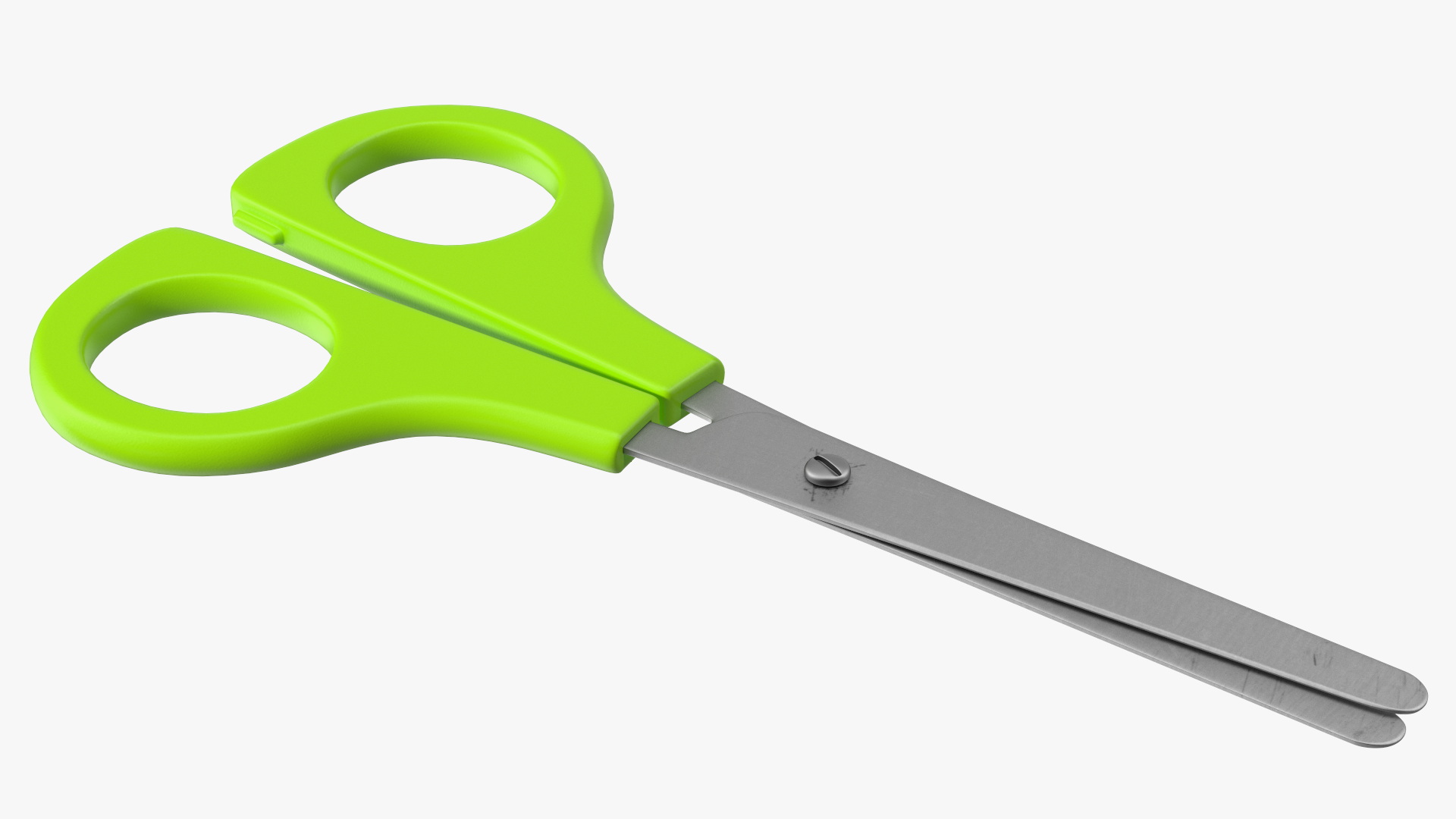 3D Colorful School Scissors Set model