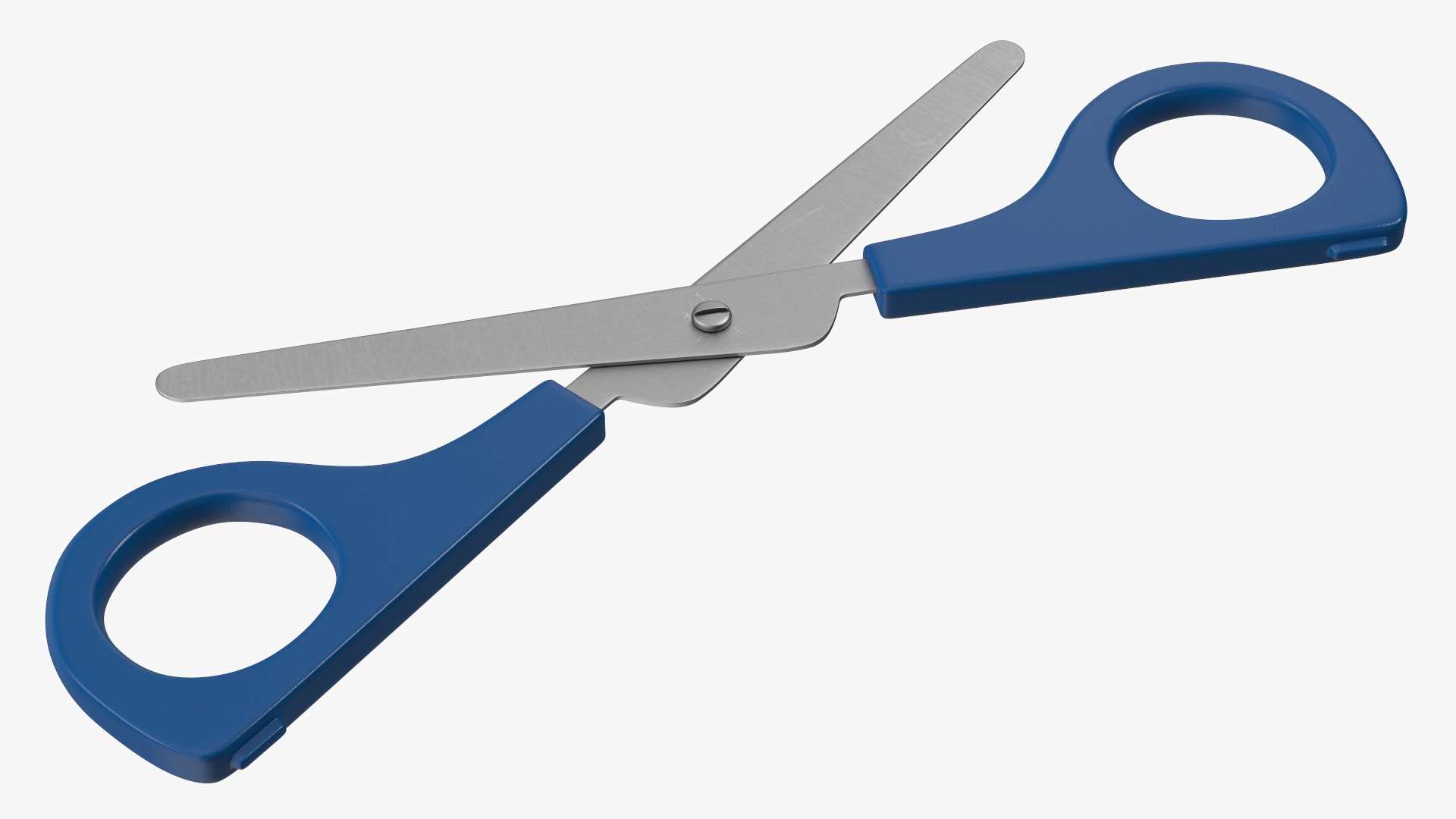 3D Colorful School Scissors Set model