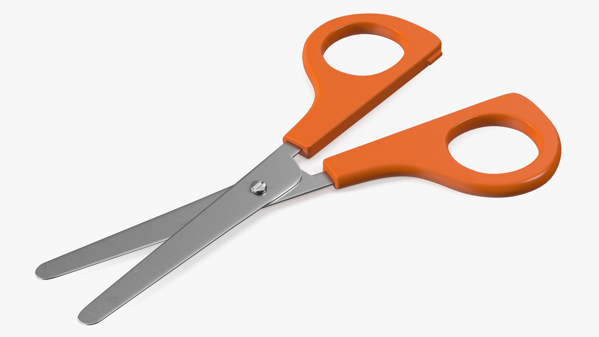3D Colorful School Scissors Set model