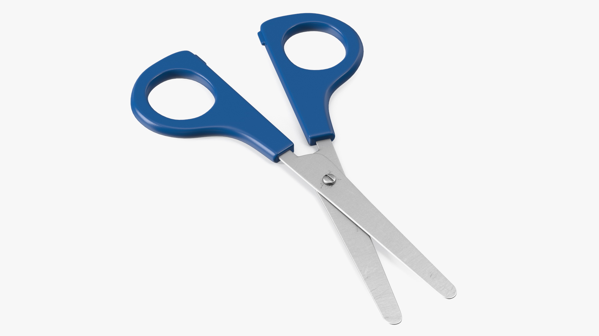 3D Colorful School Scissors Set model