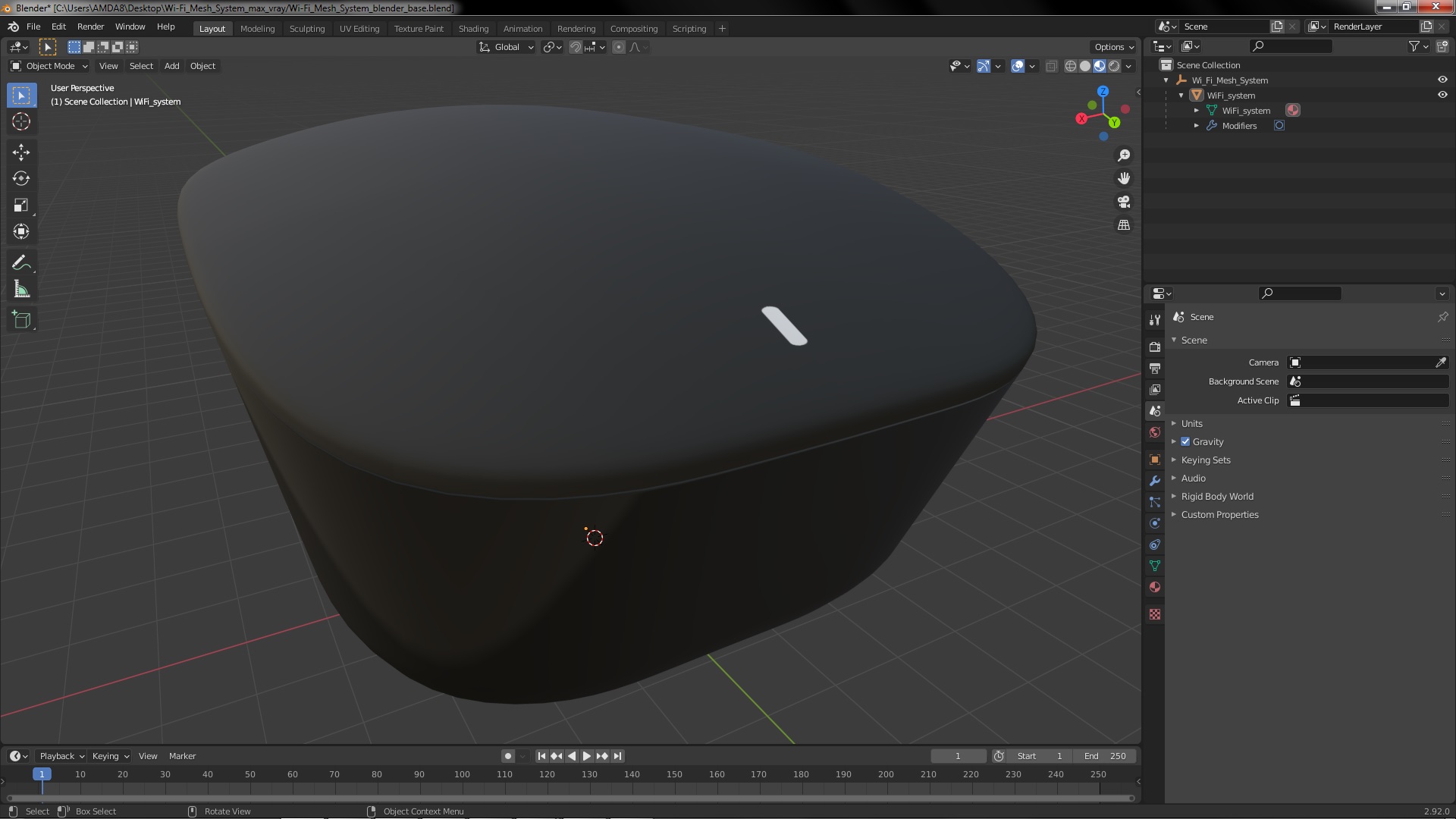 Wi-Fi Mesh System 3D