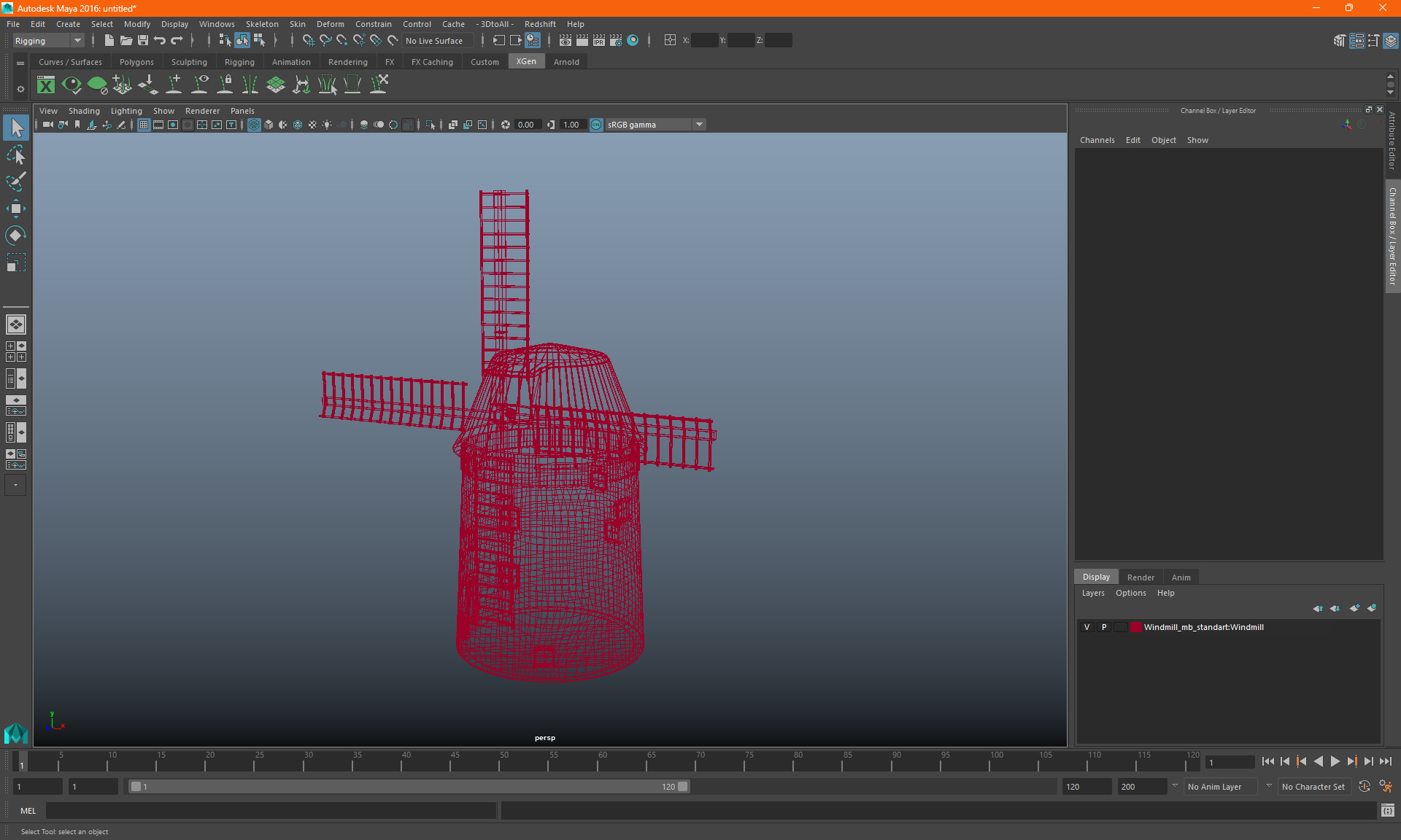 3D model Windmill