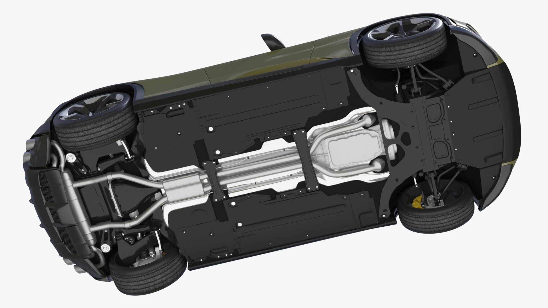 3D Extreme Sports Crossover Vehicle Olive model