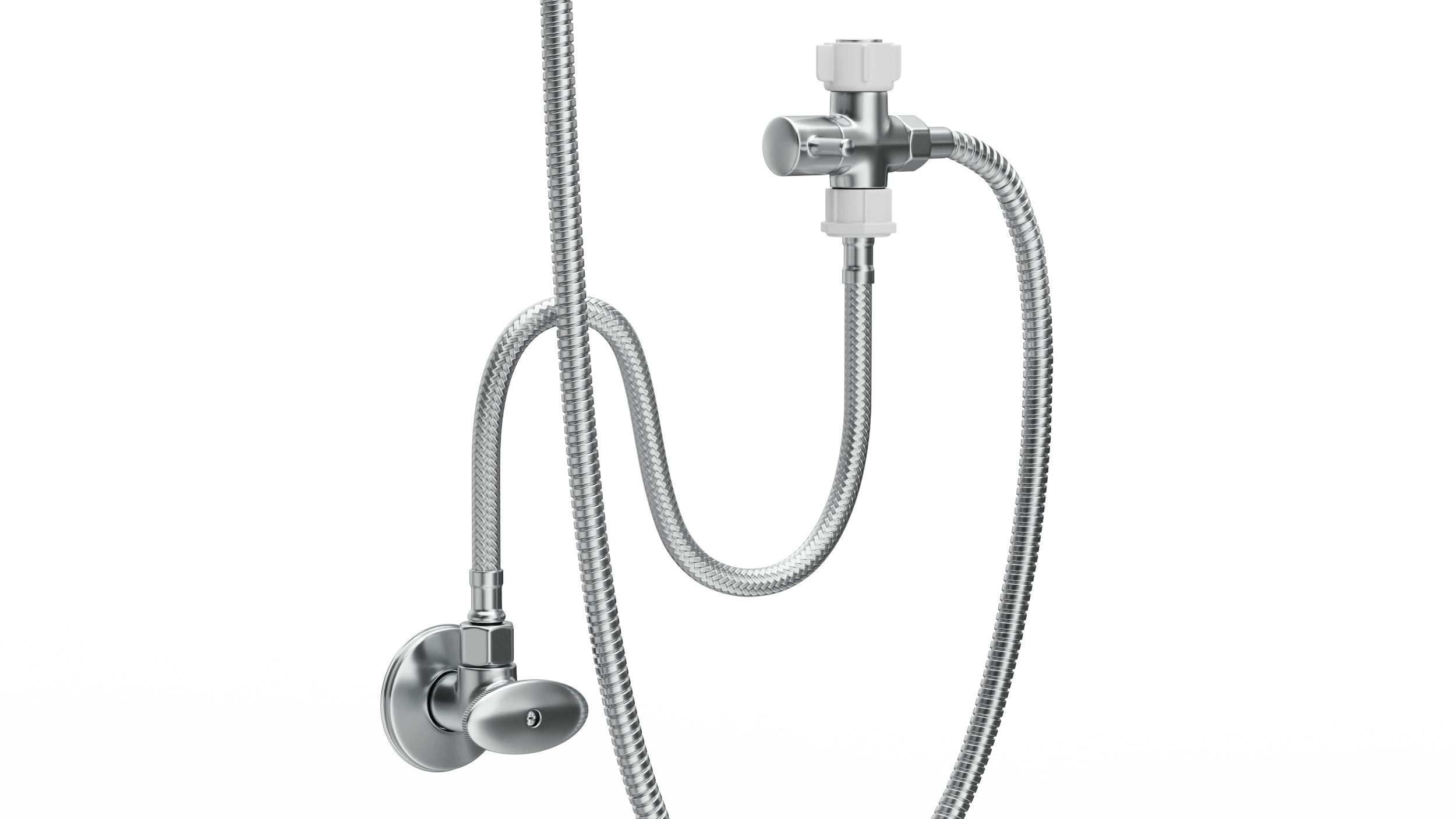 3D Wall-Mounted Black Handheld Bidet Sprayer