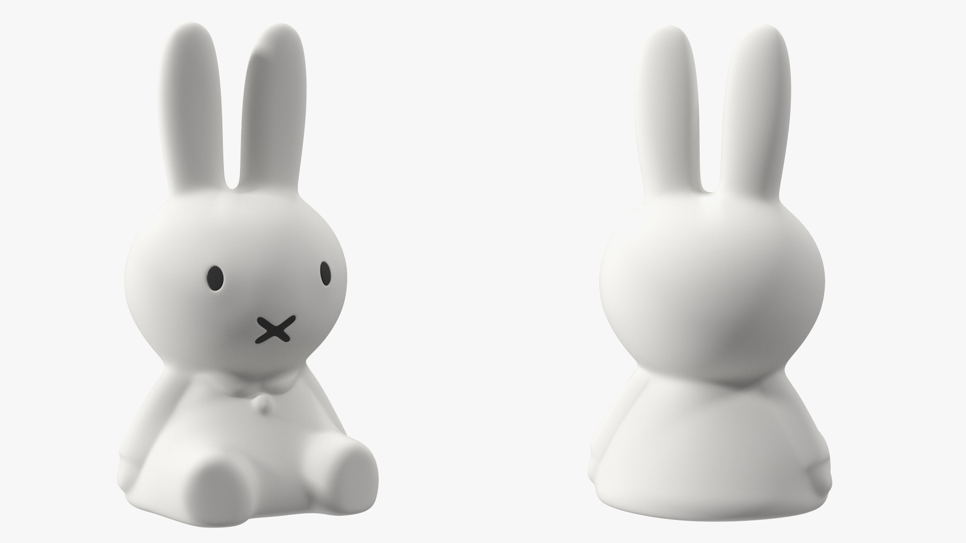 3D Miffy Star Light Rabbit Lamp model