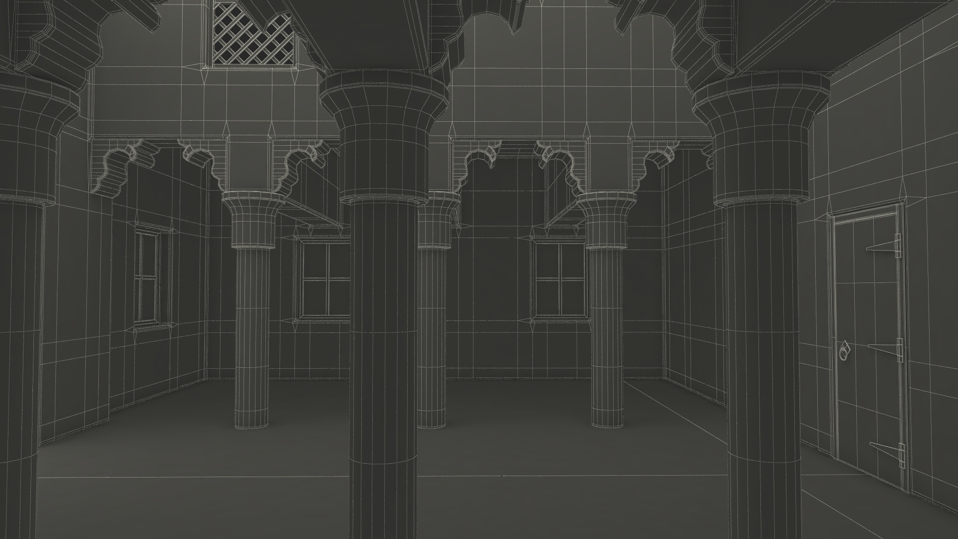 3D Middle Eastern Adobe House