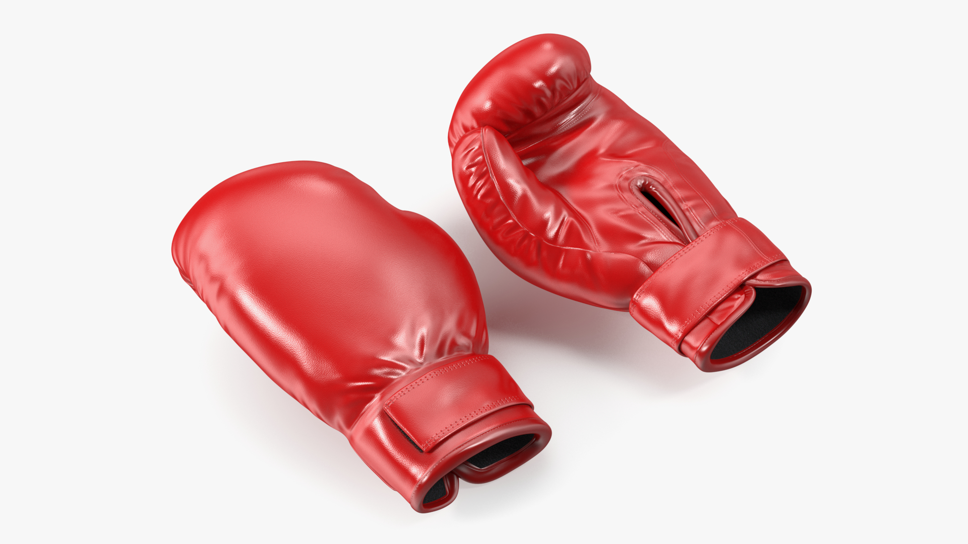 3D Red Training Boxing Gloves