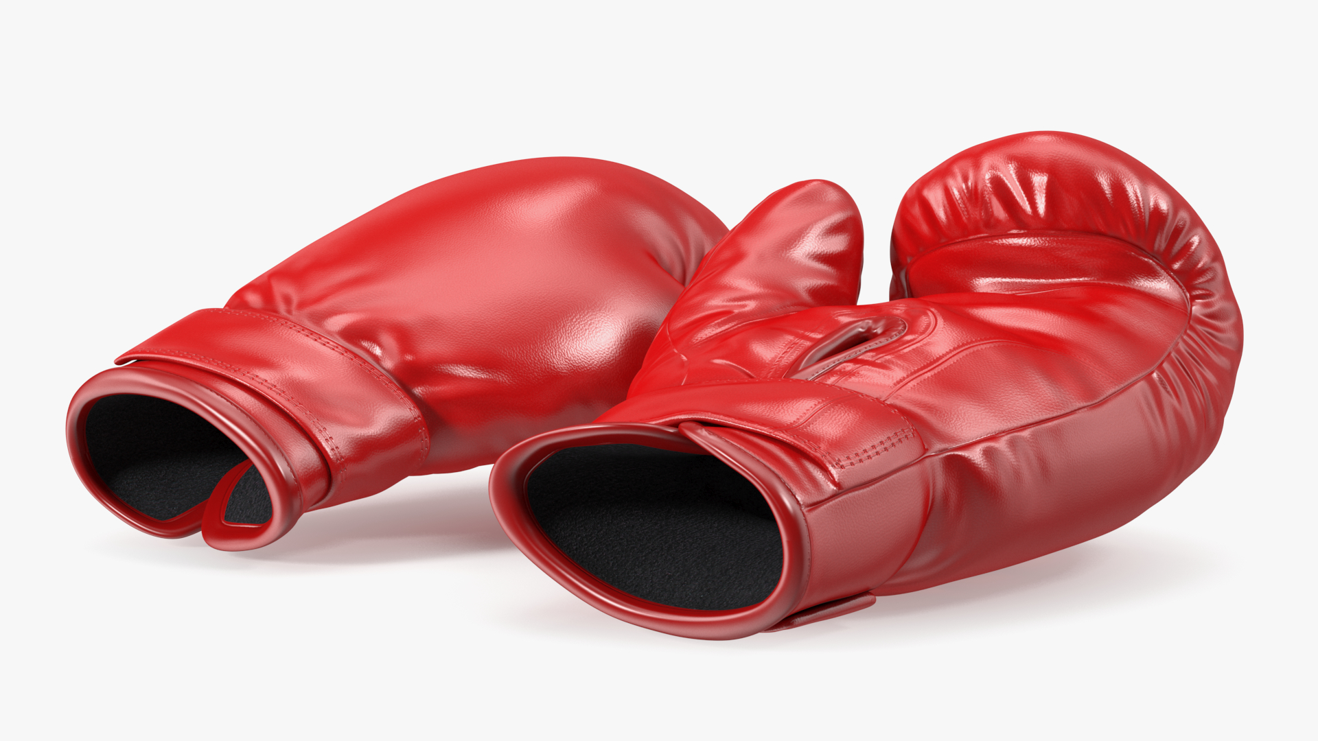 3D Red Training Boxing Gloves