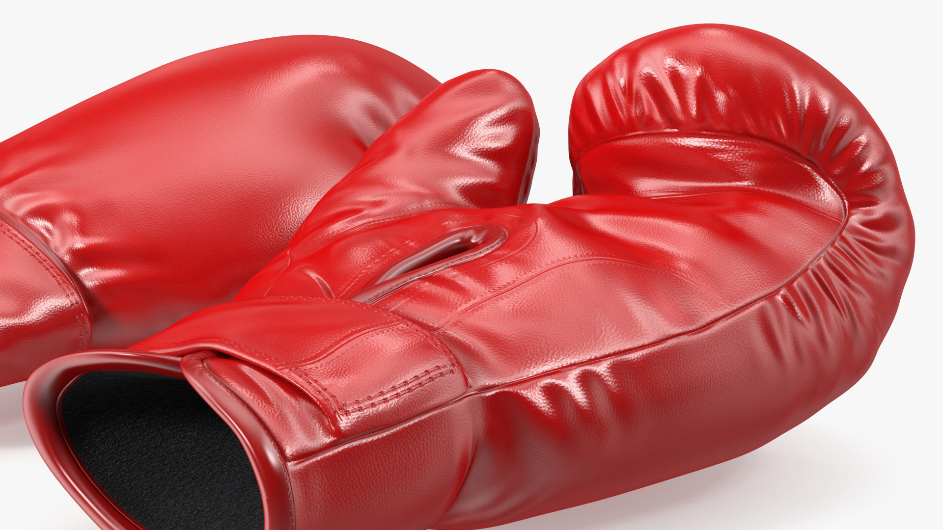 3D Red Training Boxing Gloves