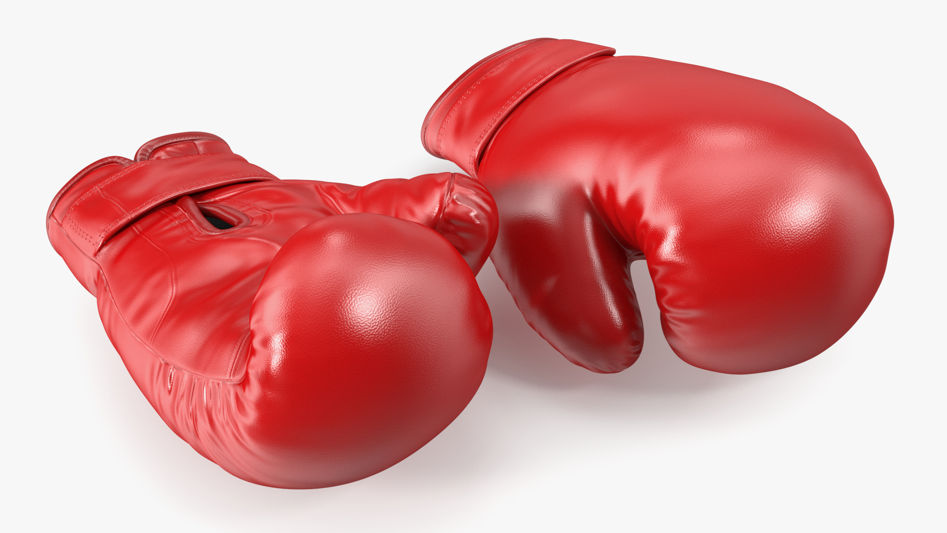 3D Red Training Boxing Gloves