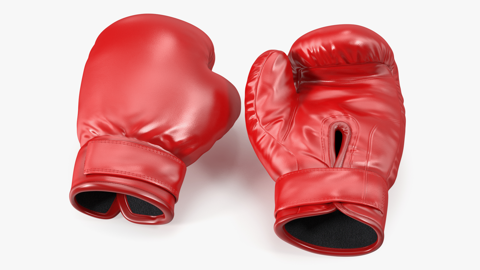 3D Red Training Boxing Gloves