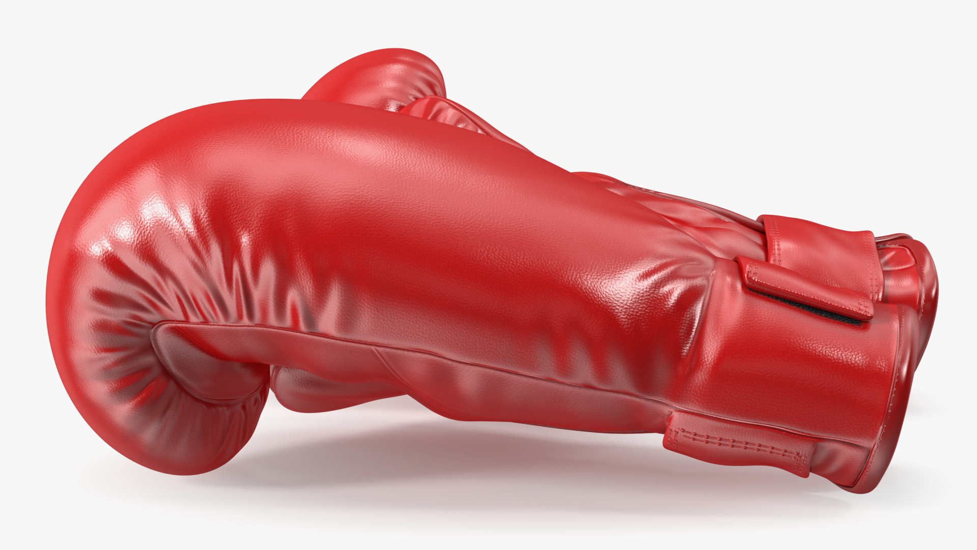 3D Red Training Boxing Gloves