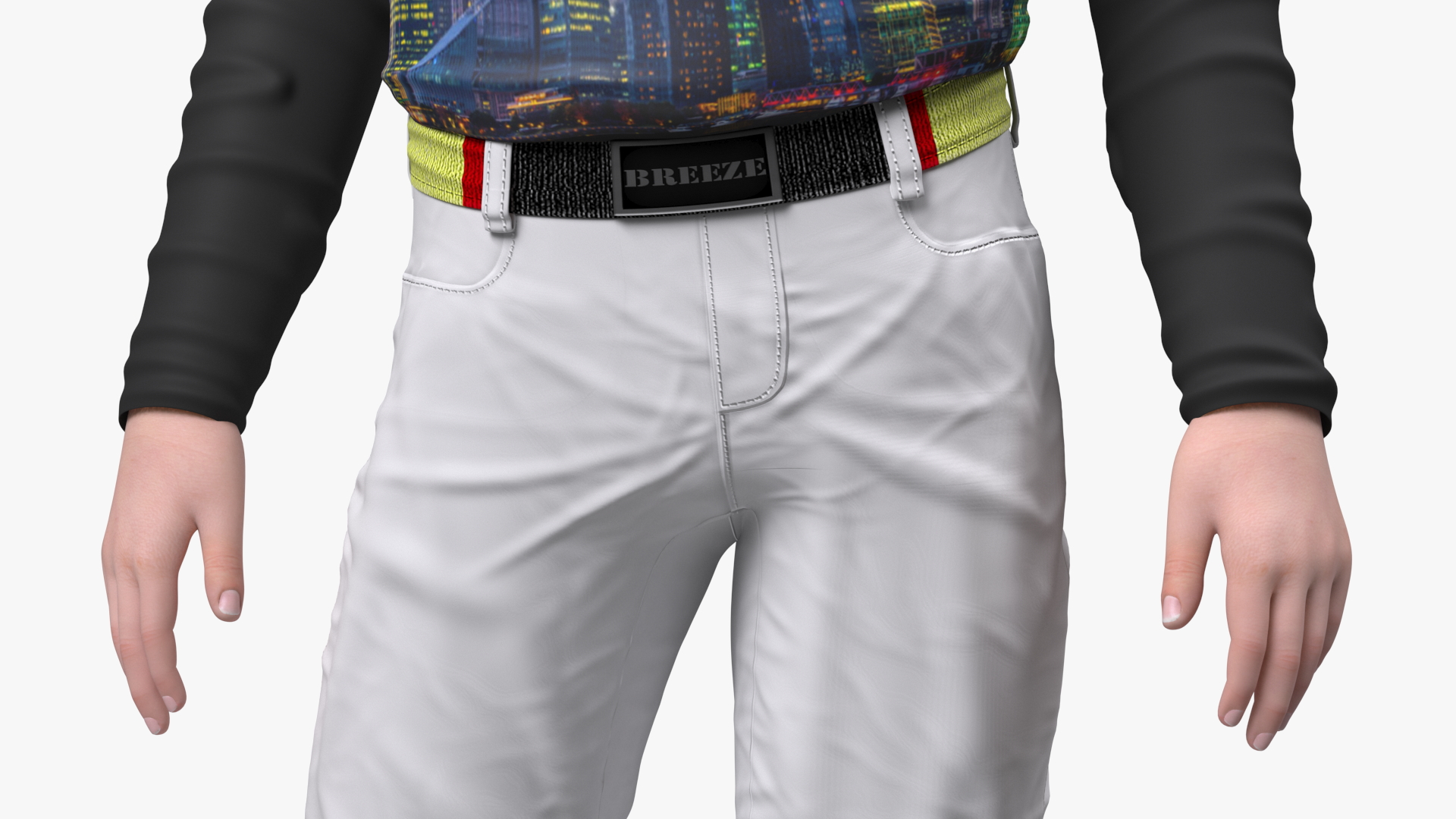 Realistic Child Boy Street Style 3D
