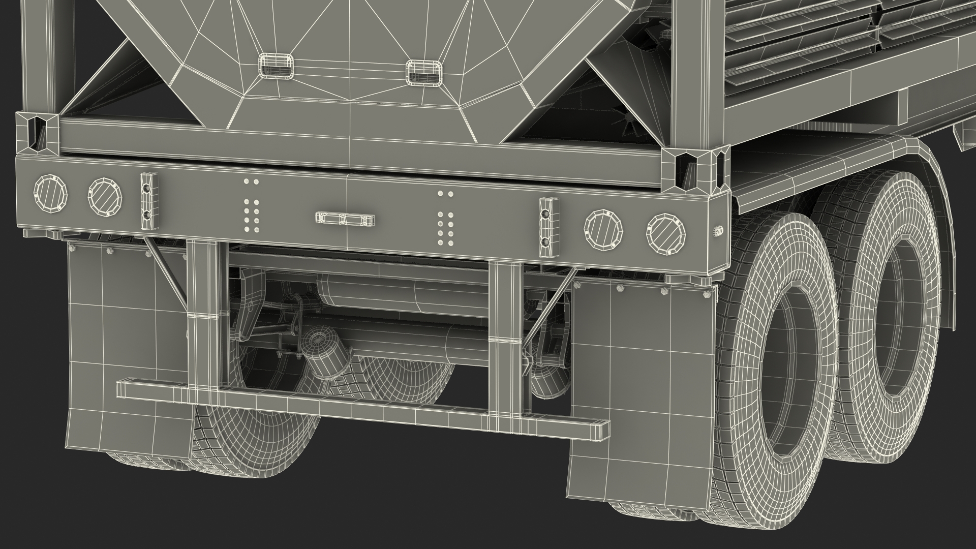 3D Kenworth T680 Truck with Liquid Natural Gas Trailer