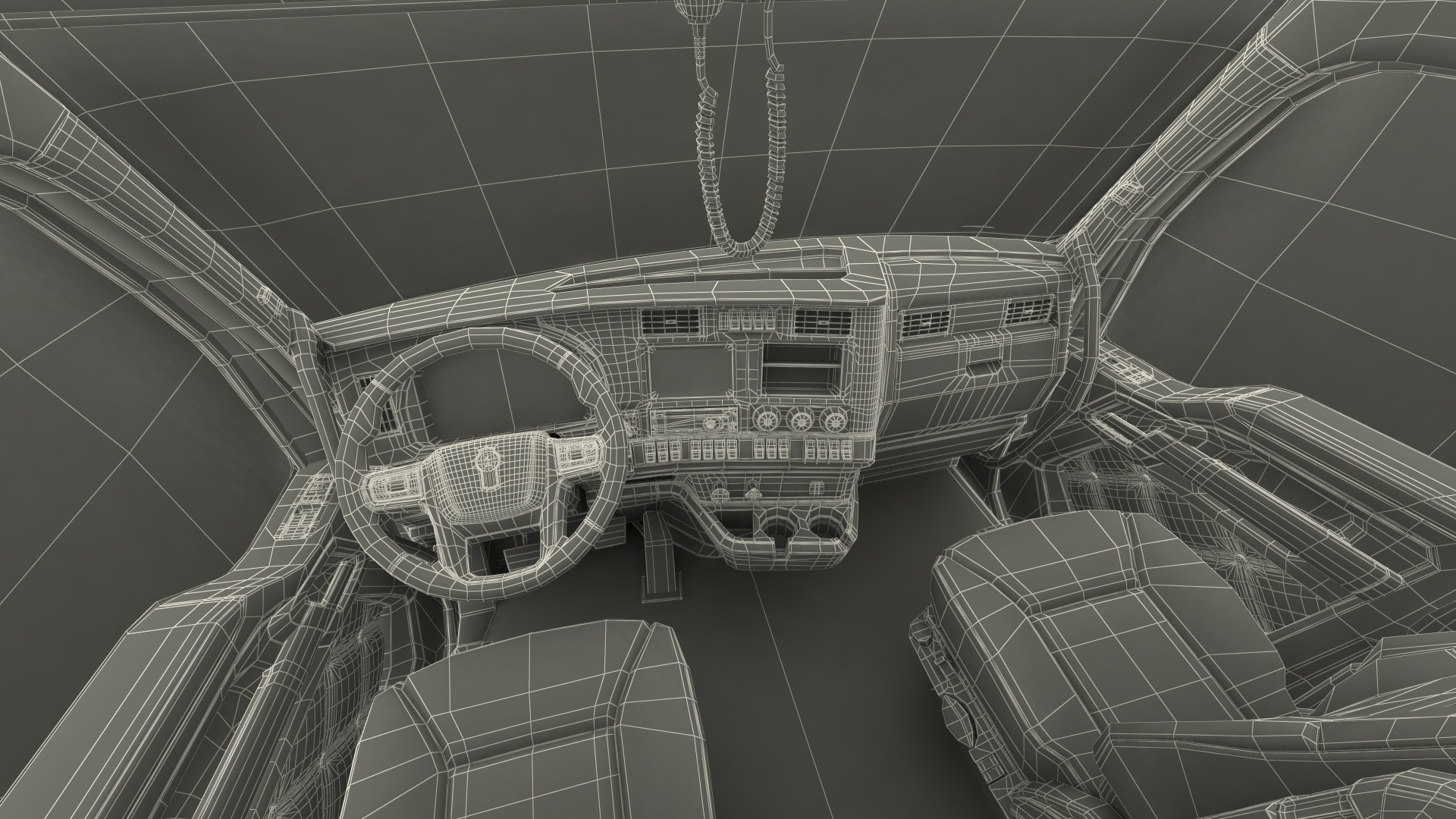 3D Kenworth T680 Truck with Liquid Natural Gas Trailer