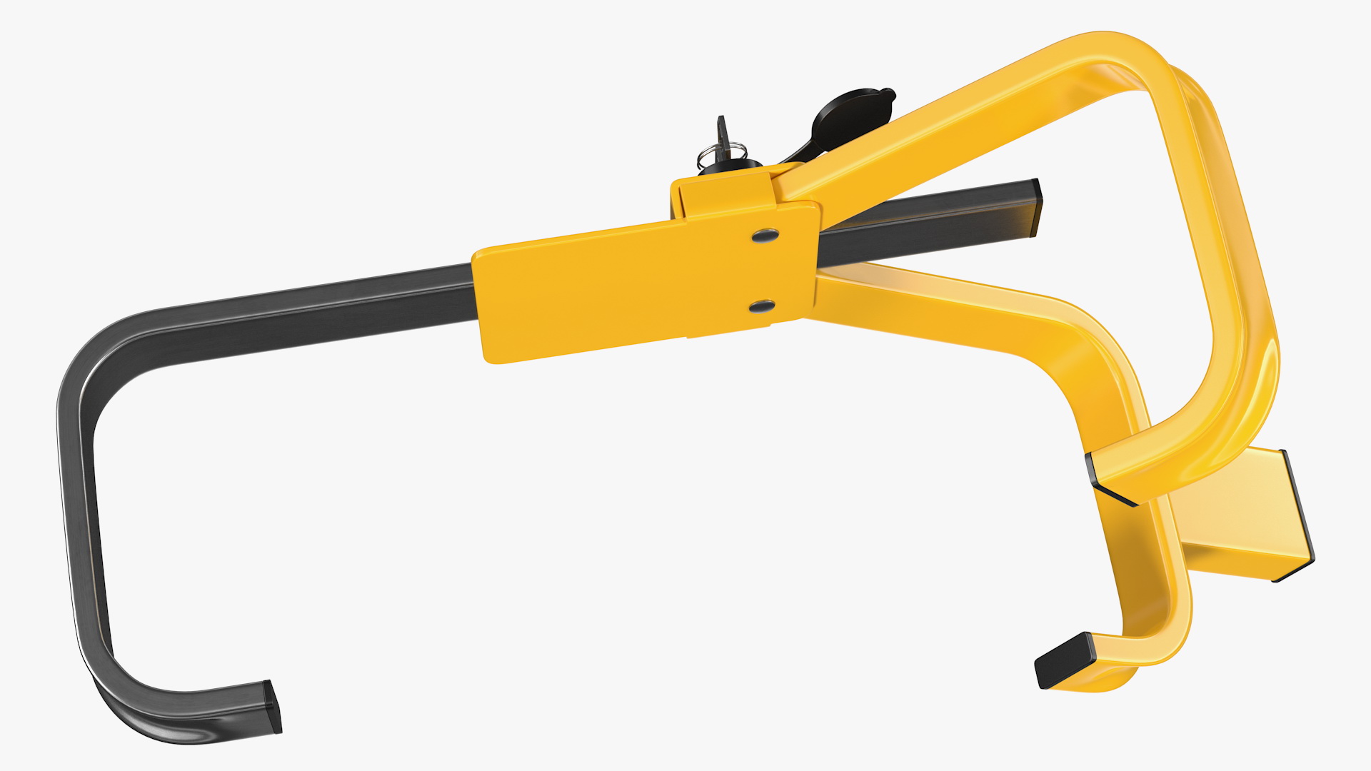 Anti Theft Wheel Lock Clamp with Keys 3D