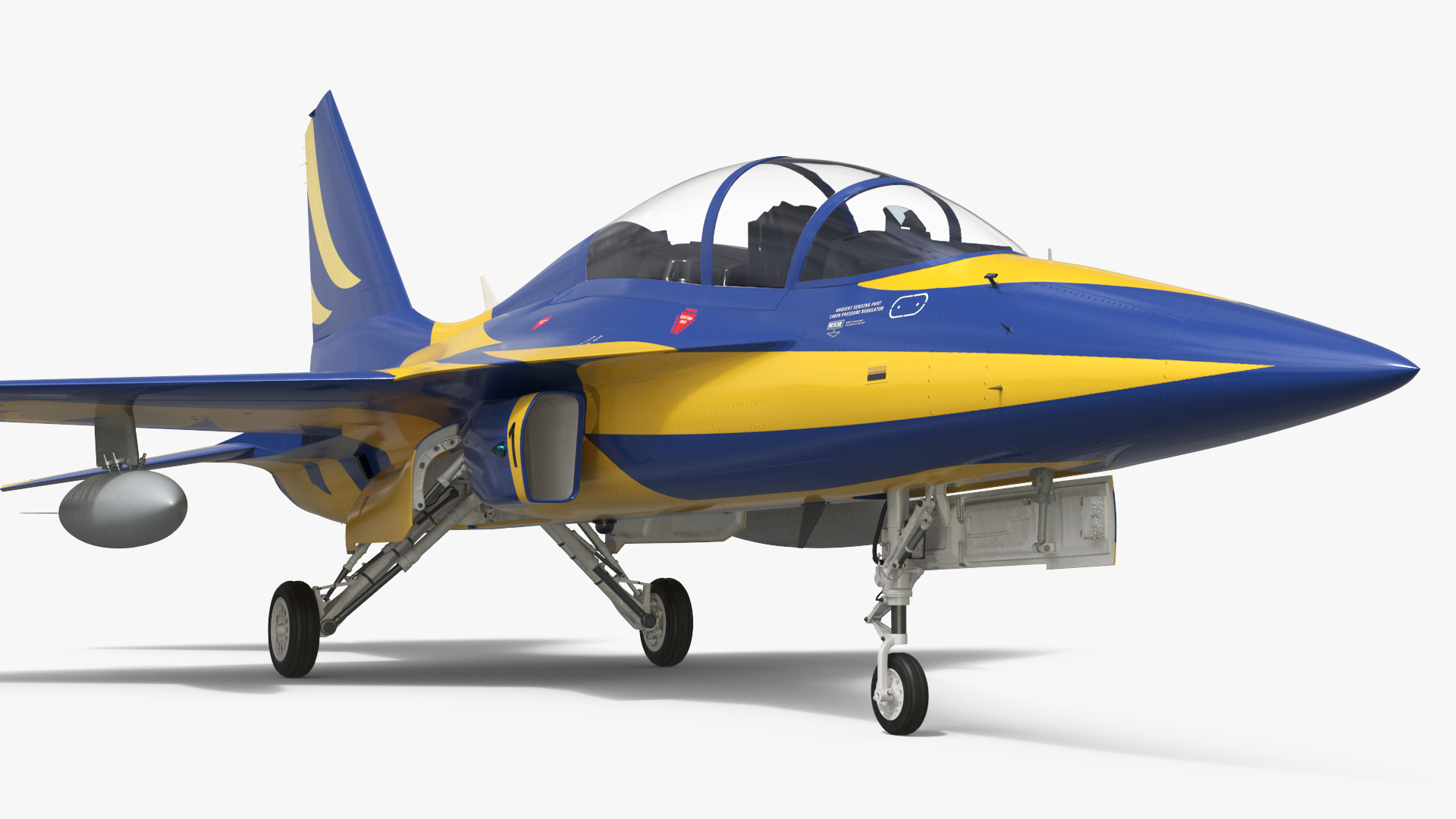 Military Training Aircraft with Guided Rockets - view 2