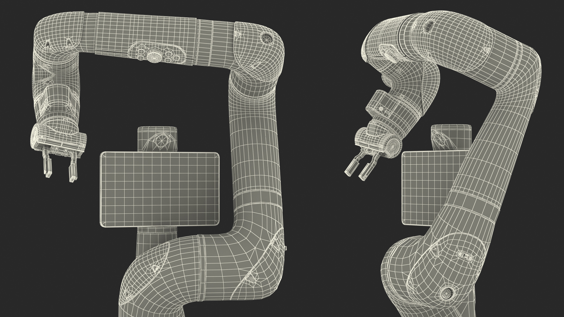 3D Sawyer Black Edition Collaborative Robot with Pedestal Rigged